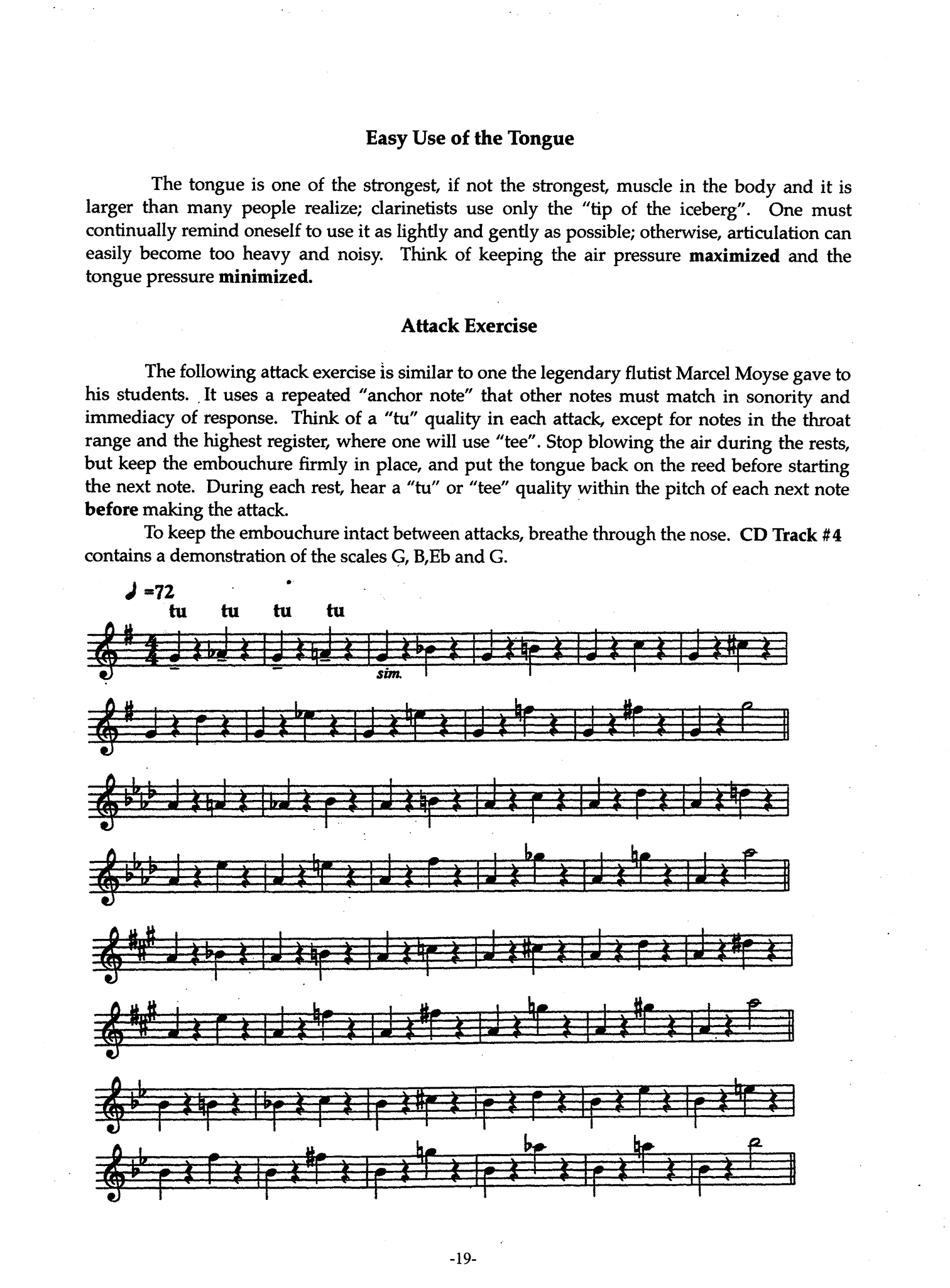 Articulation Development for Clarinetists Page 19