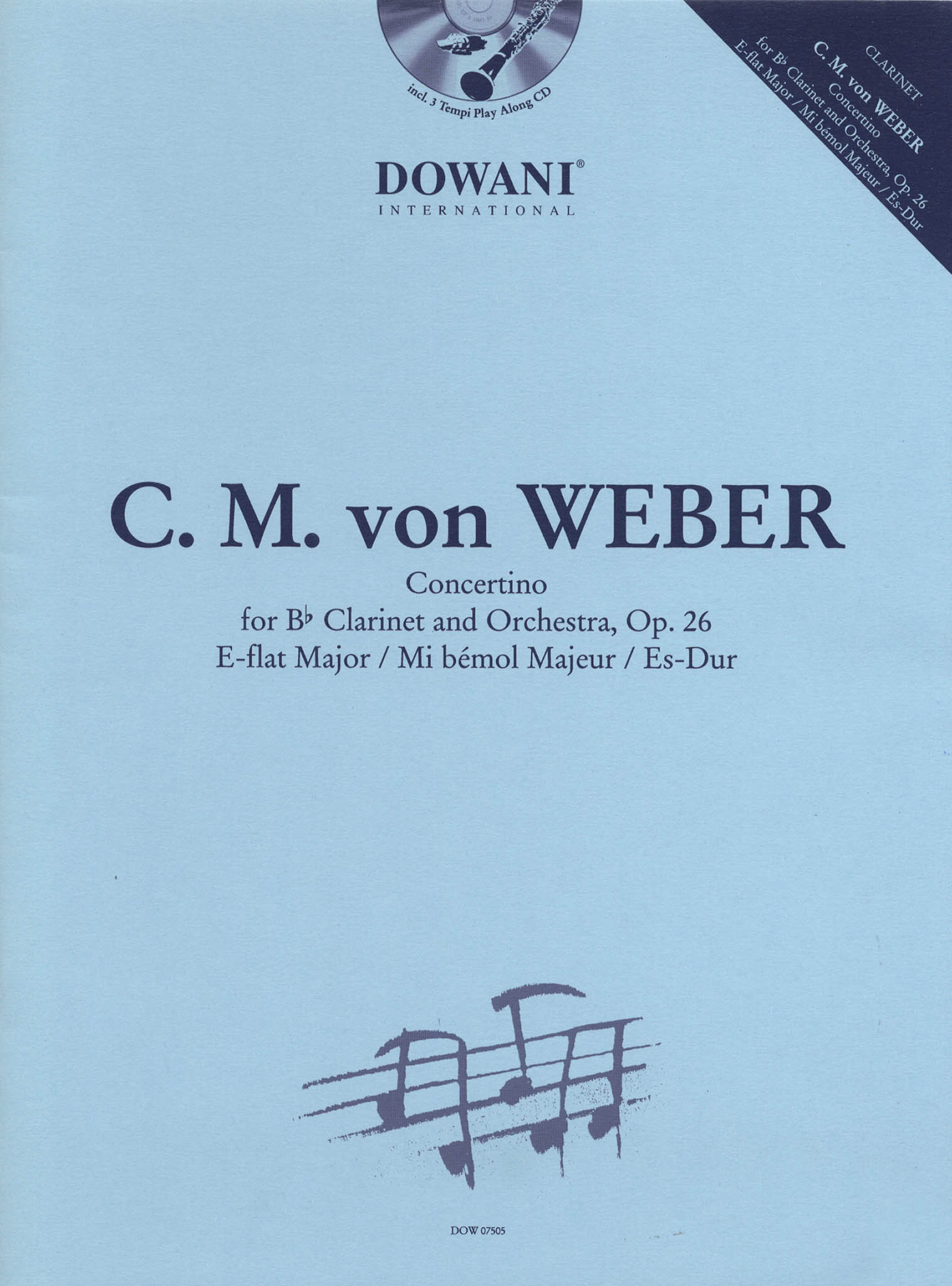 Weber: Concertino in E-flat Major, Op 26, audio