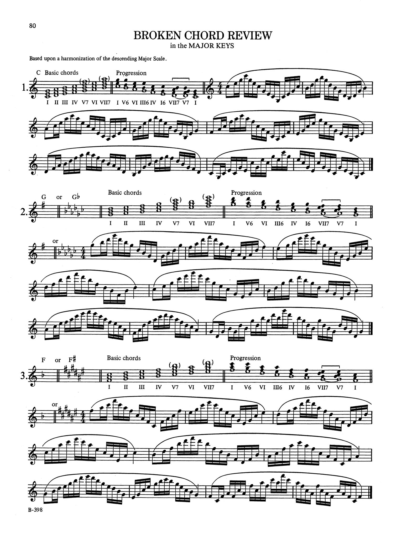 Daily Exercises from the Clarinet Method, Op. 63 Page 80