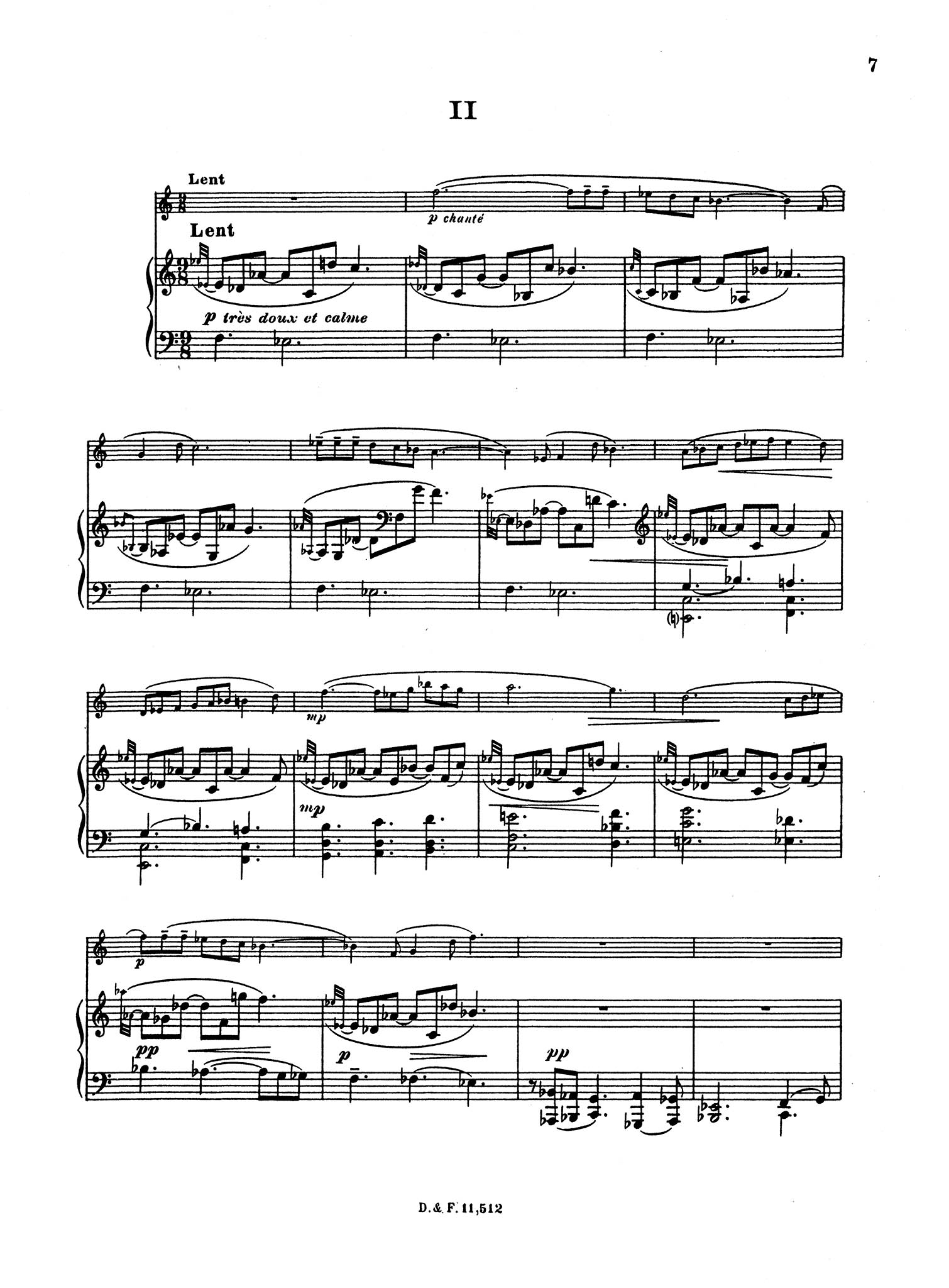 Sonatina, Op. 100 - Movement 2