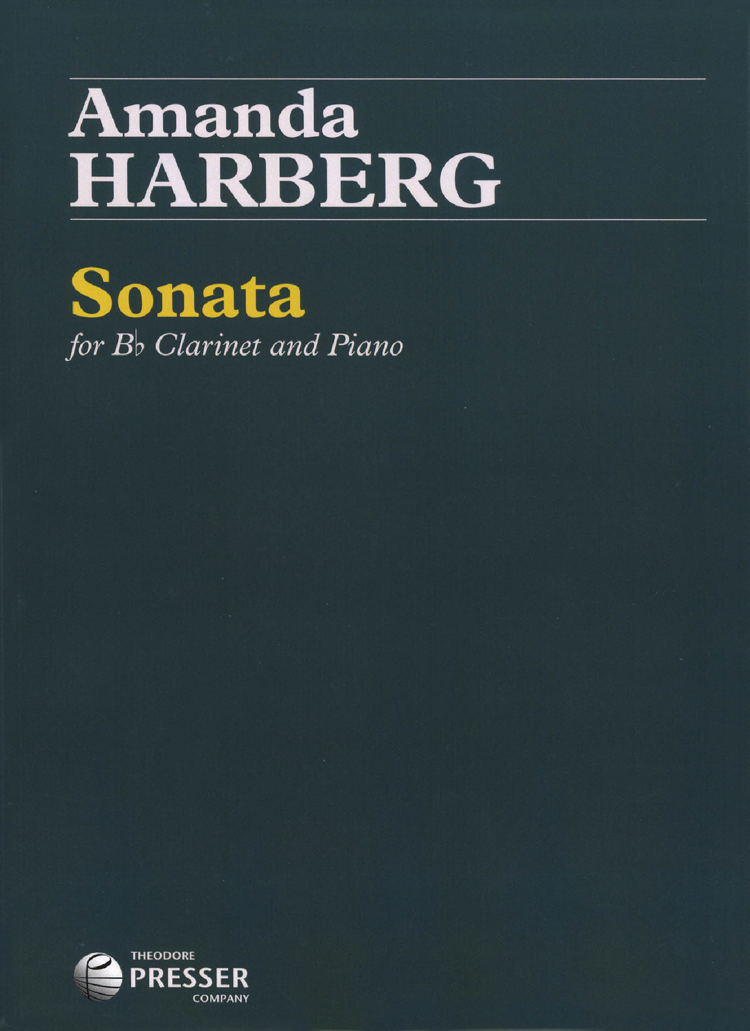 Harberg Clarinet Sonata Cover