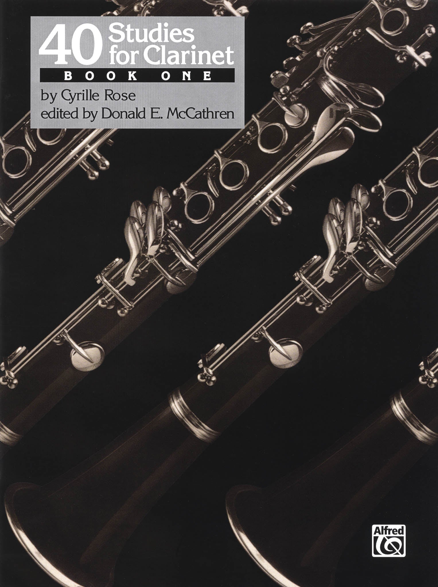 Rose 40 Études for Clarinet, Book 1 Cover