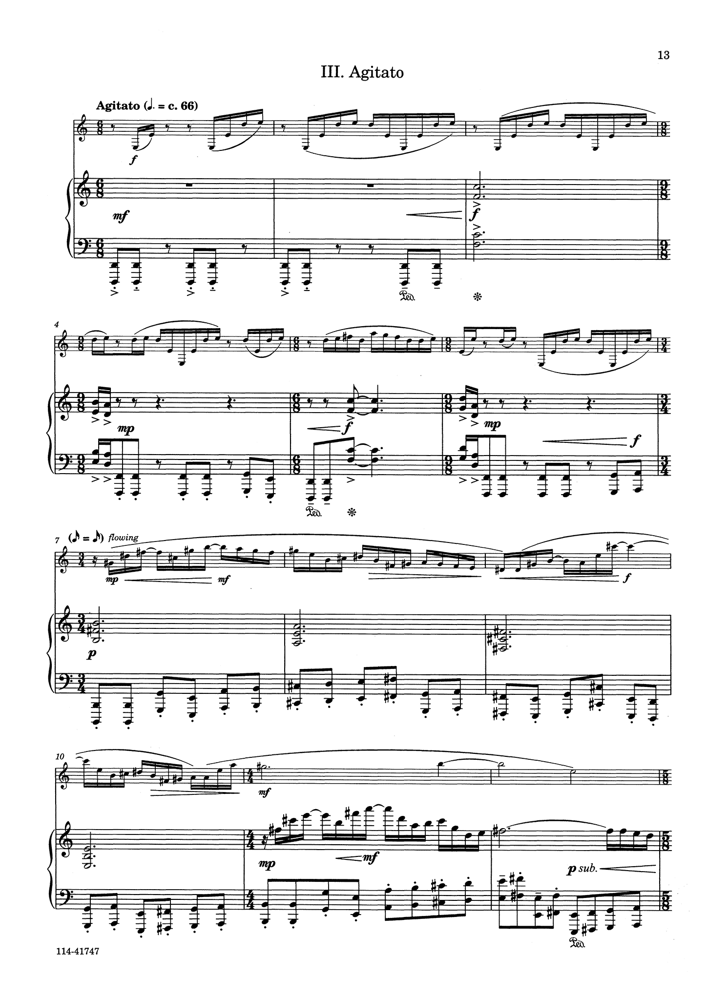 Harberg Clarinet Sonata - Movement 3