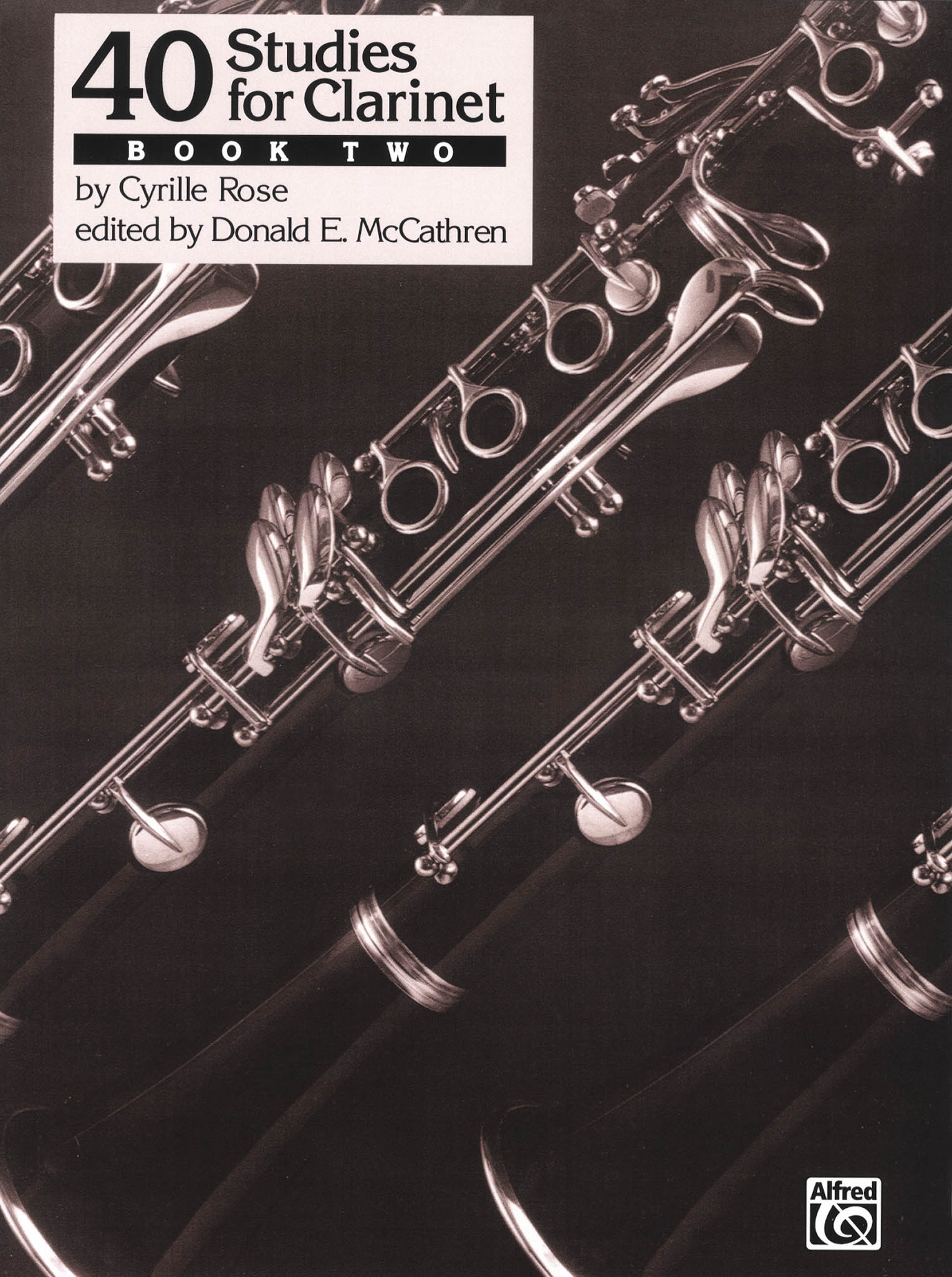 Rose 40 Études for Clarinet, Book 2 Cover