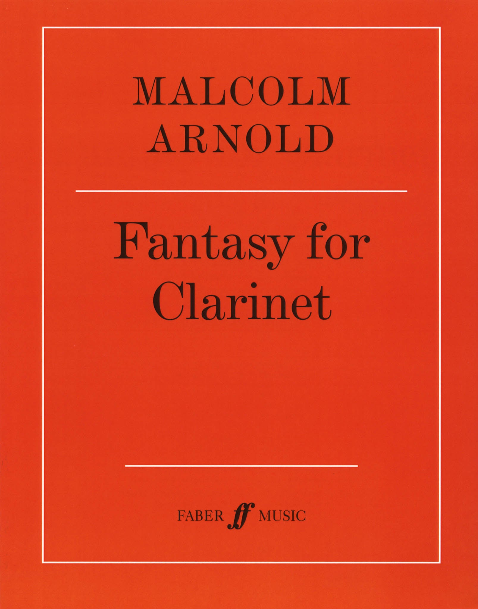 Arnold Fantasy for Clarinet, Op. 87 Cover