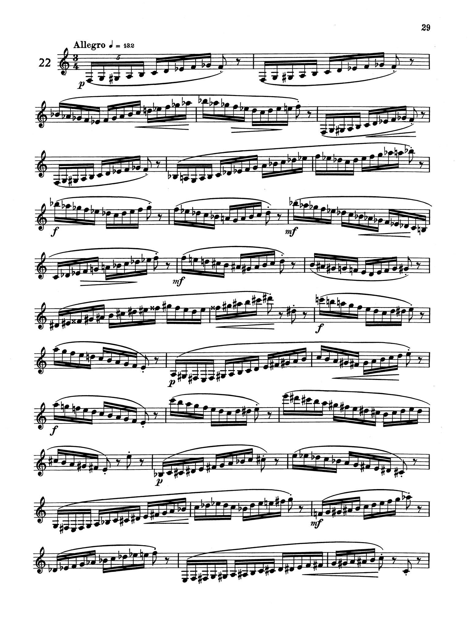 48 Studies for Clarinet: Book 1 of 2 Page 29