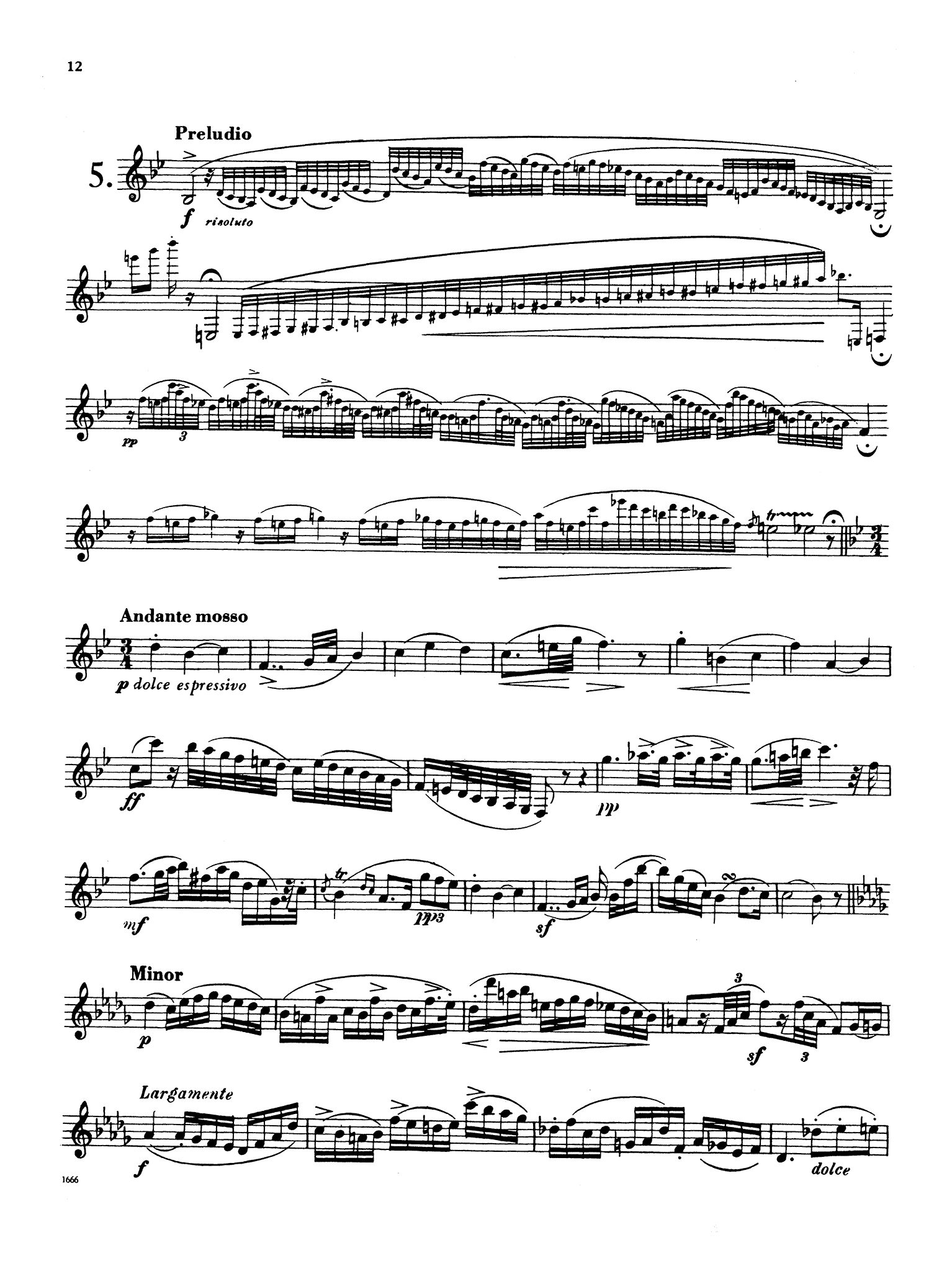 Giovanni Battista Gambaro 12 Clarinet Caprices, Op. 18 page 12