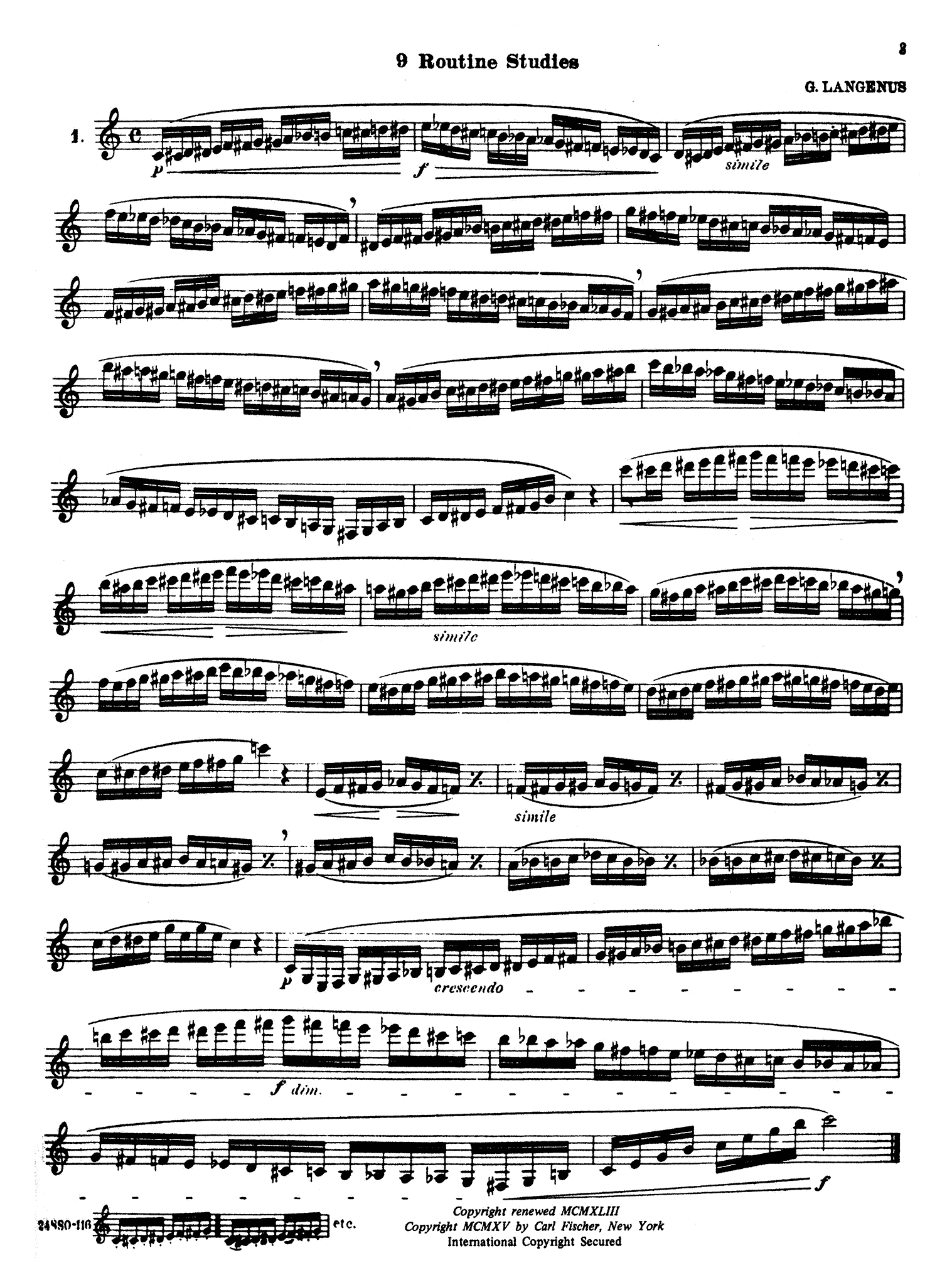Complete Method for the Clarinet, Book 3 Page 3