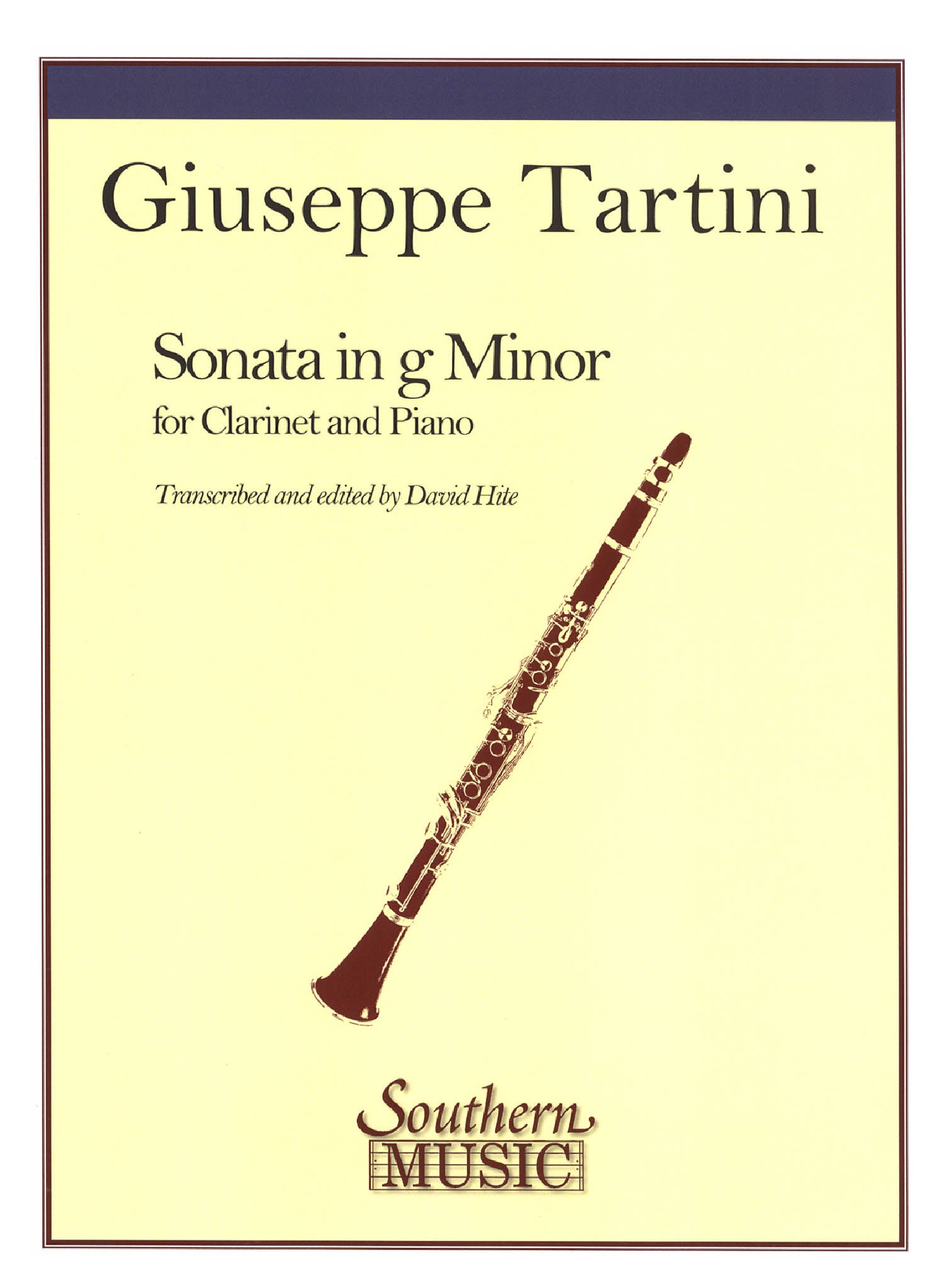 Tartini Sonata in G Minor, Op. 1, B.G10 ‘Didone abbandonata’ Cover