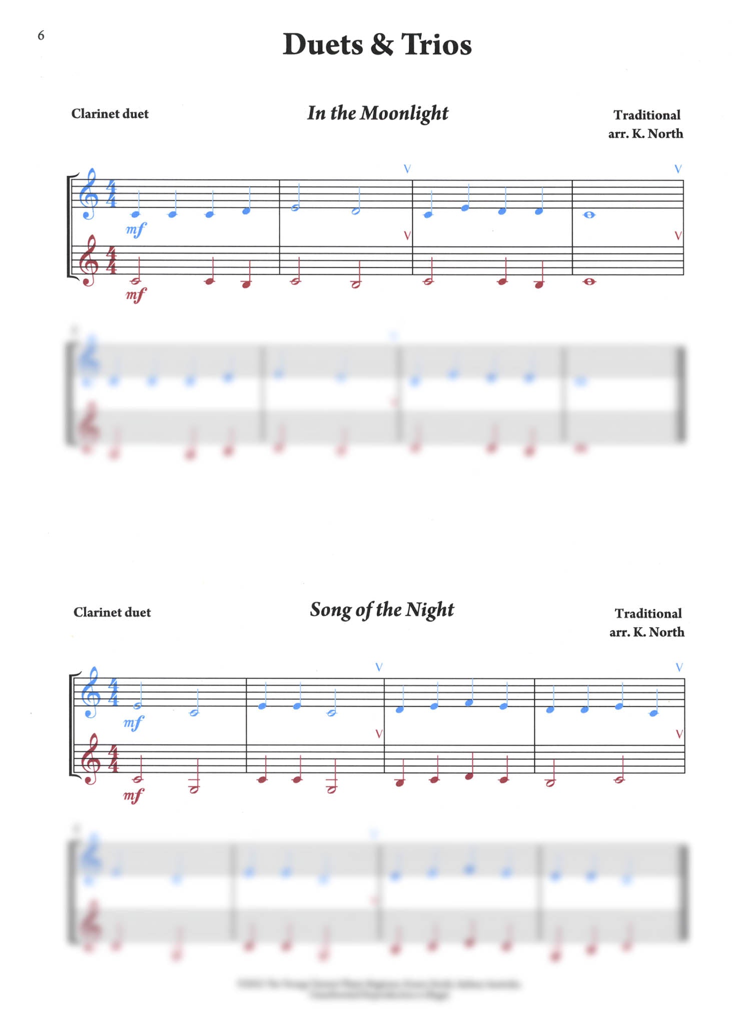 Karen North The Young Clarinet Player: Beginner Duets & Trios Page 6
