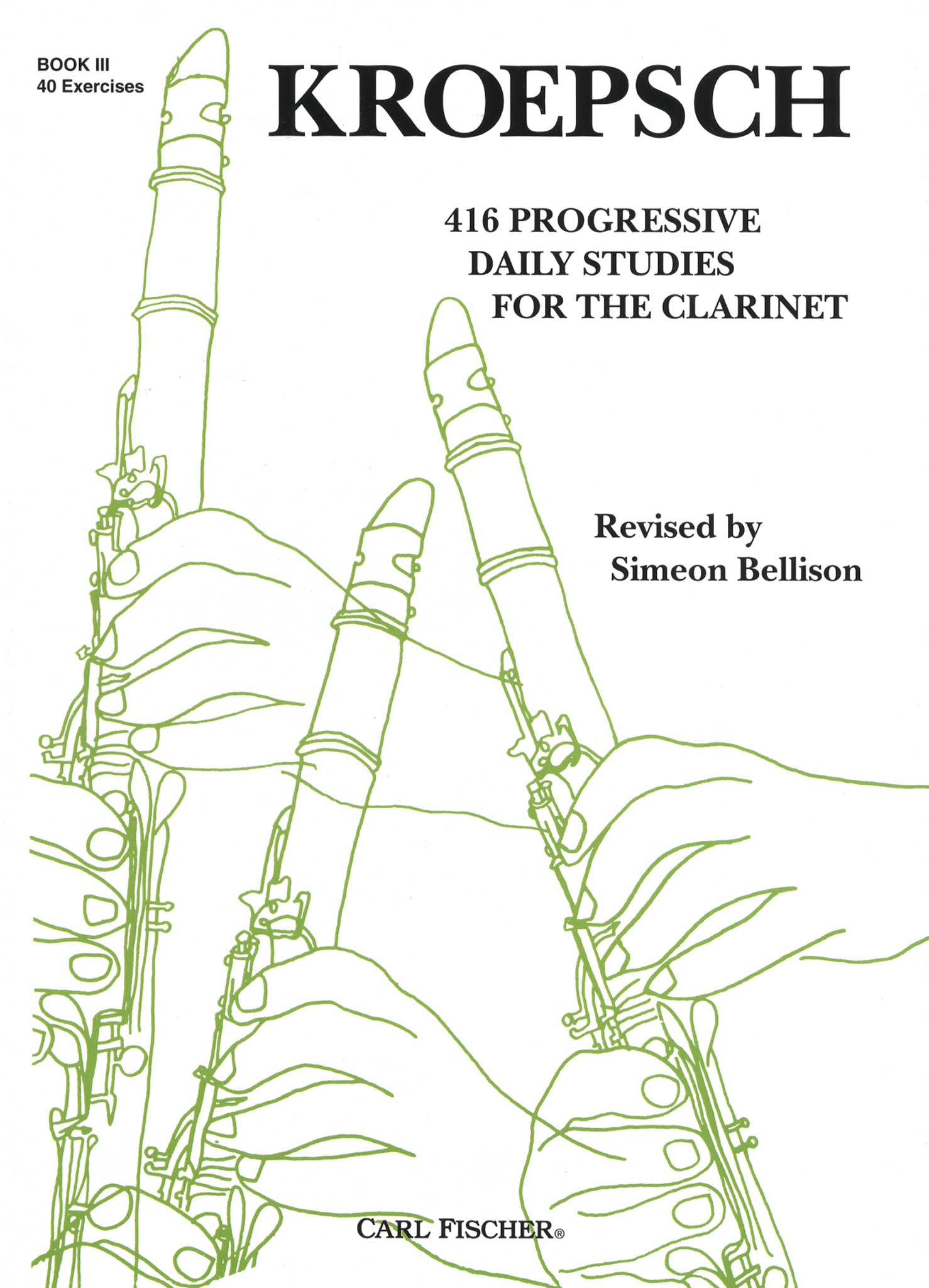 416 Progressive Studies for Clarinet, Book 3 Cover