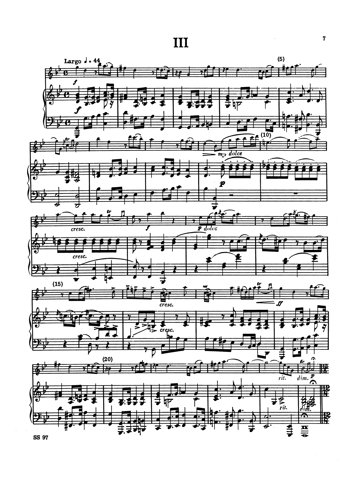 Tartini Sonata in G Minor, Op. 1, B.G10 ‘Didone abbandonata’ - Movement 3