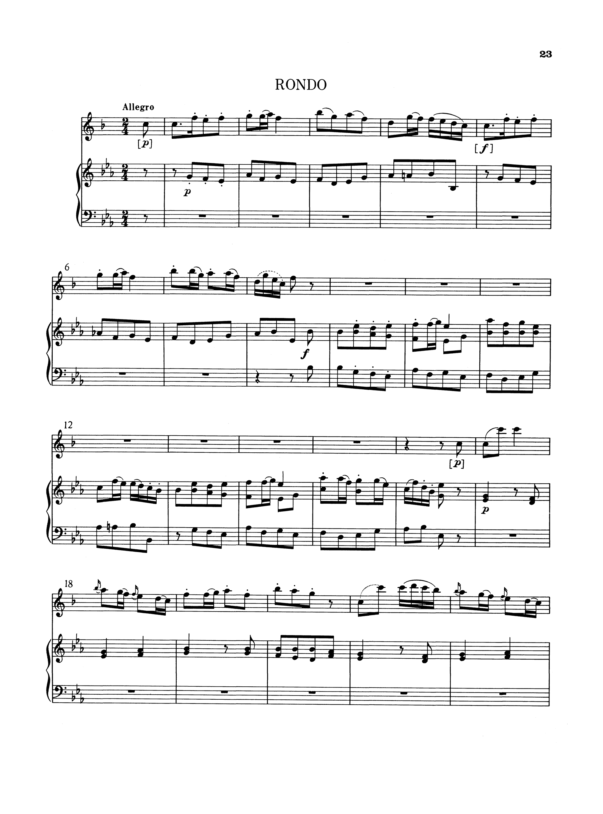 Carl Stamitz Basset Horn Concerto In C Major - Movement 3