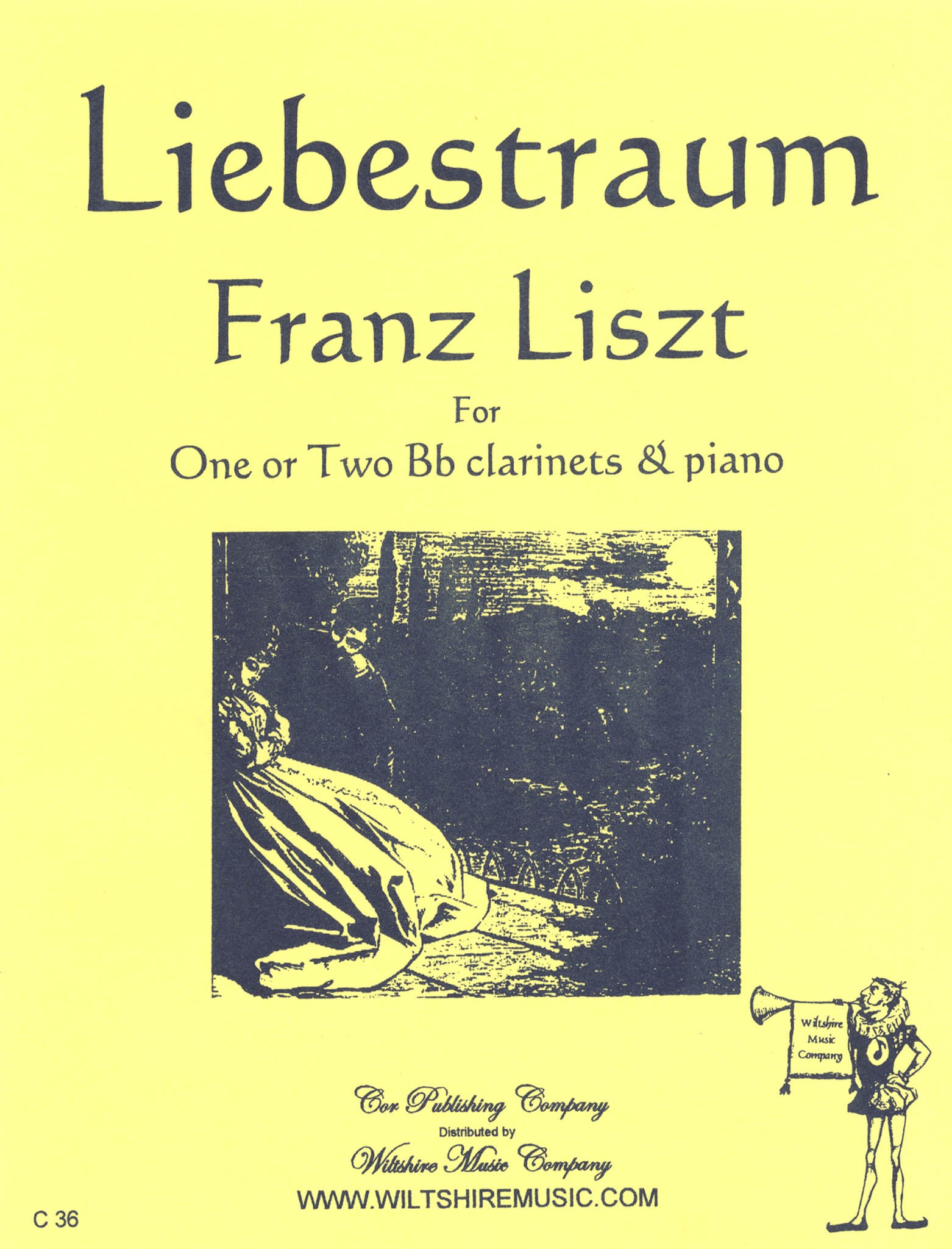 Liszt Liebesträume No. 3 Love dreams clarinet duet with piano cover