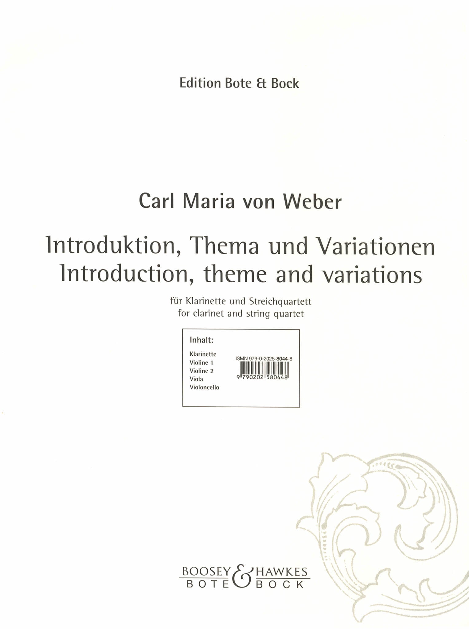 Küffner Introduction, Theme & Variations, Op. 32 Cover