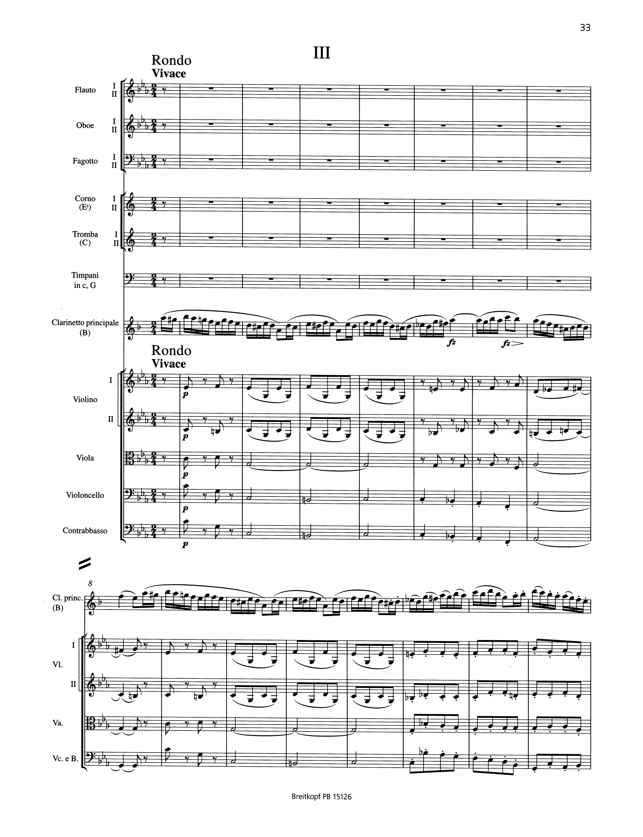 Spohr Clarinet Concerto No. 1 in C Minor, Op. 26 - Movement 3