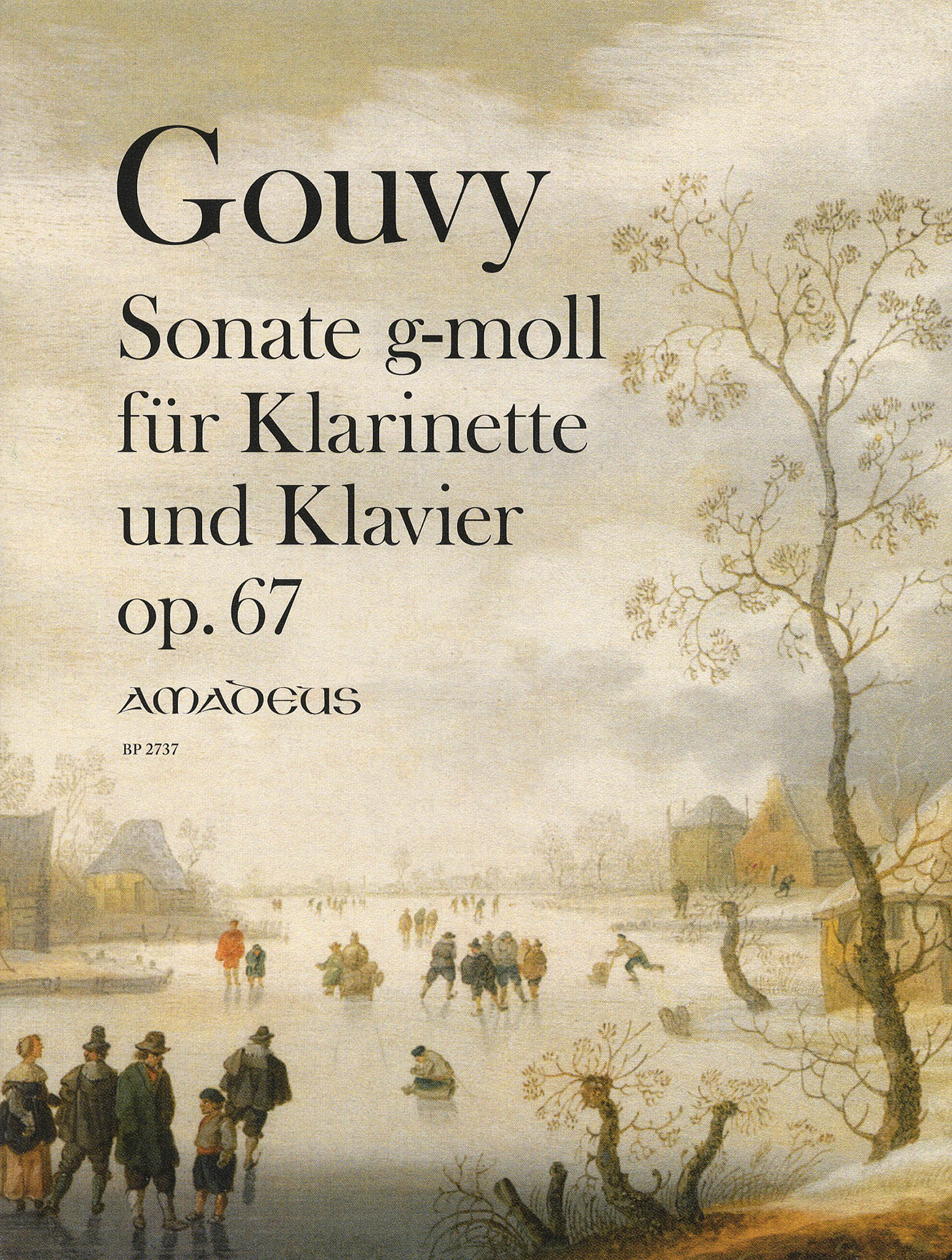 Gouvy Sonata for Clarinet & Piano, Op. 67 cover