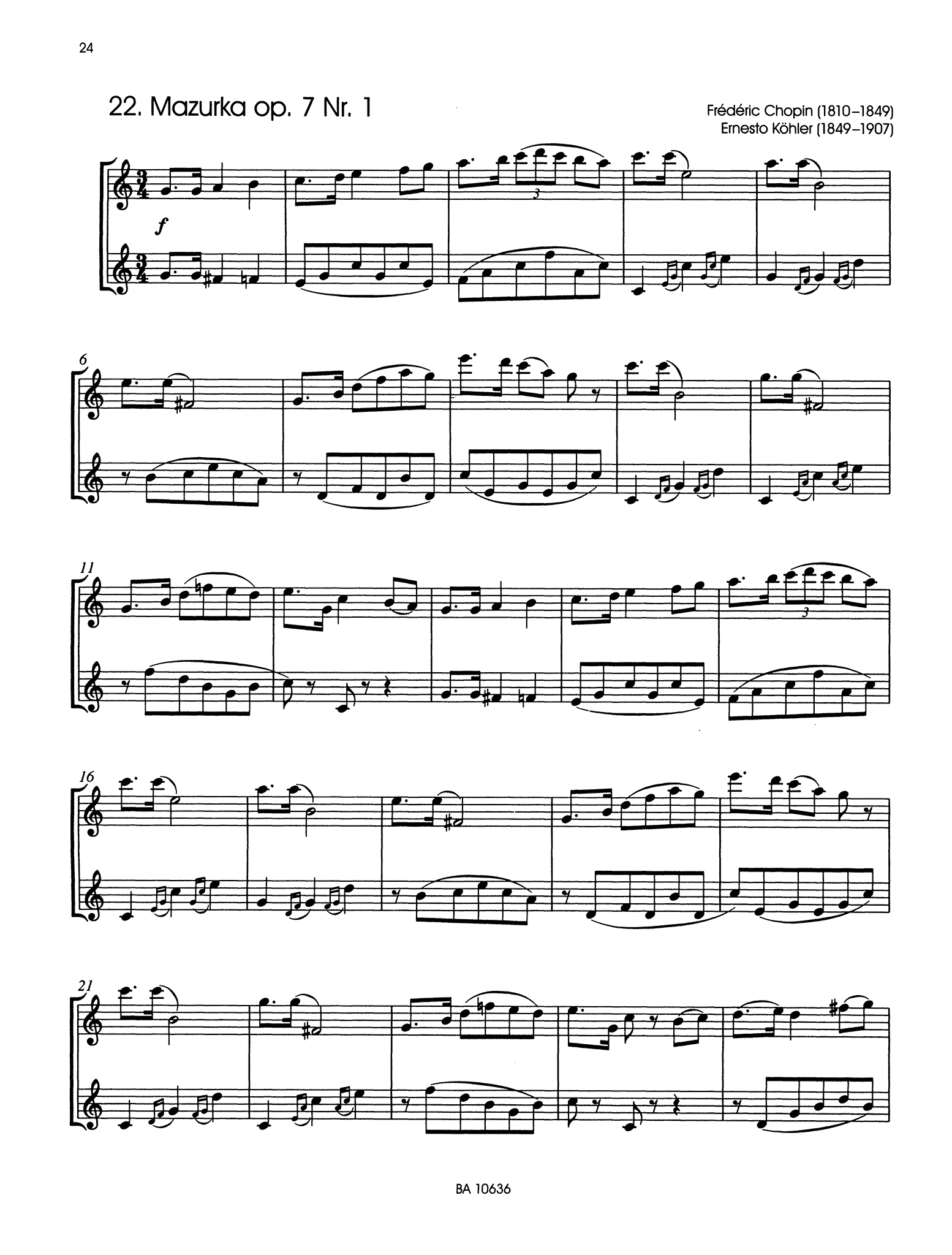 Classic Hits for 2 Clarinets Page 24