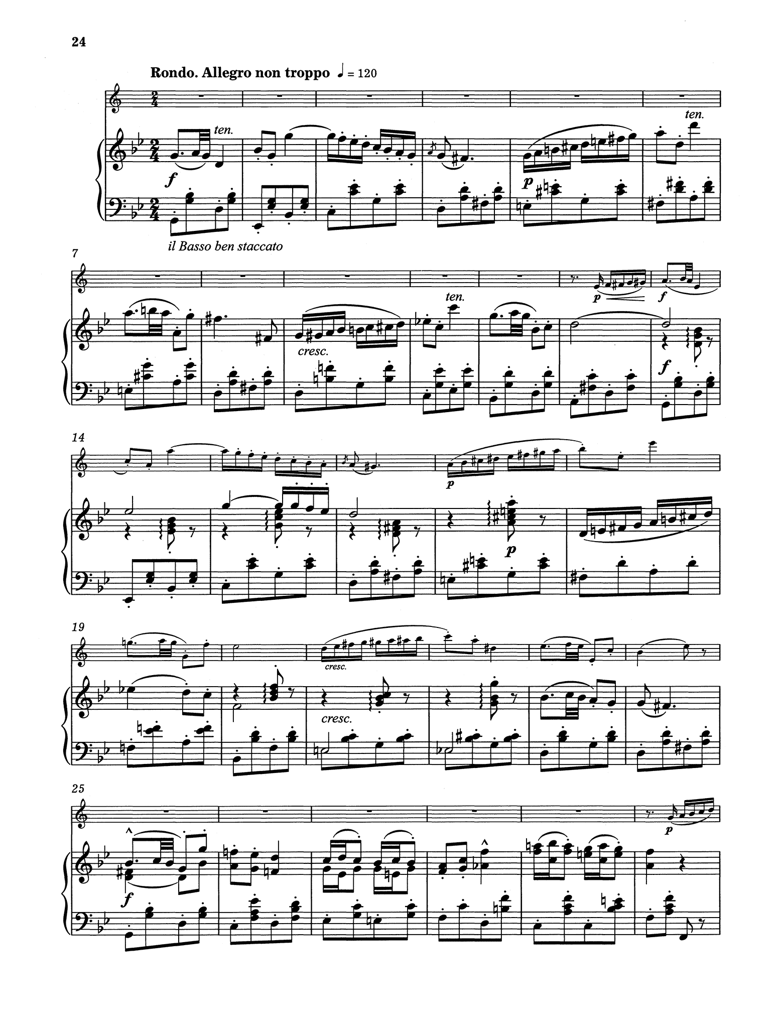 Gouvy Sonata for Clarinet & Piano, Op. 67 - Movement 3