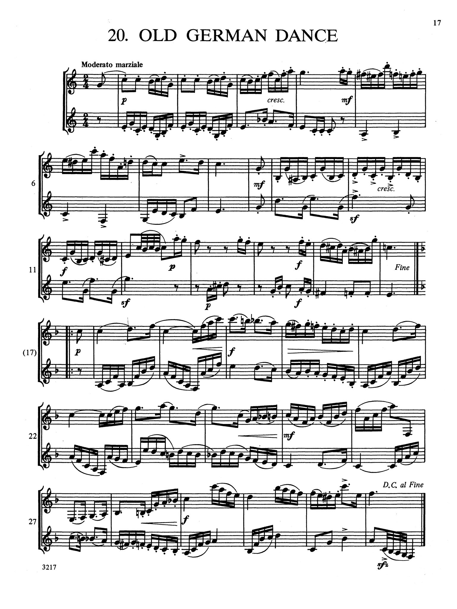 Wiedemann Clarinet Studies, Book 2 page 17