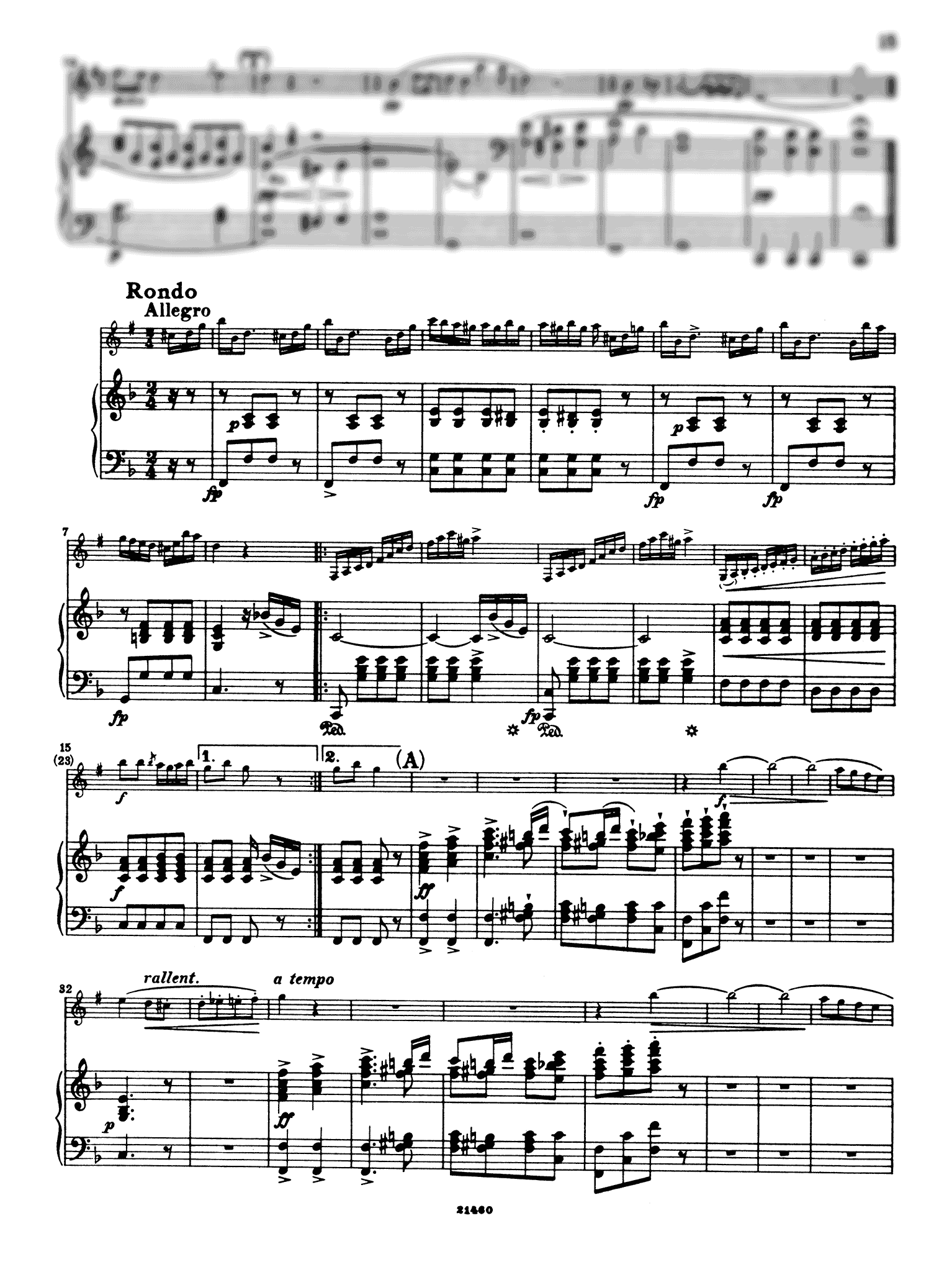 Clarinet Concerto No. 1 in F Minor, Op. 73, J. 114 - Movement 3