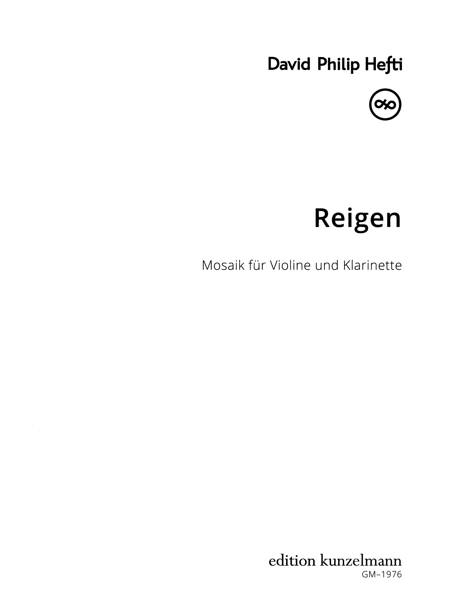 Hefti Reigen clarinet & violin duet cover