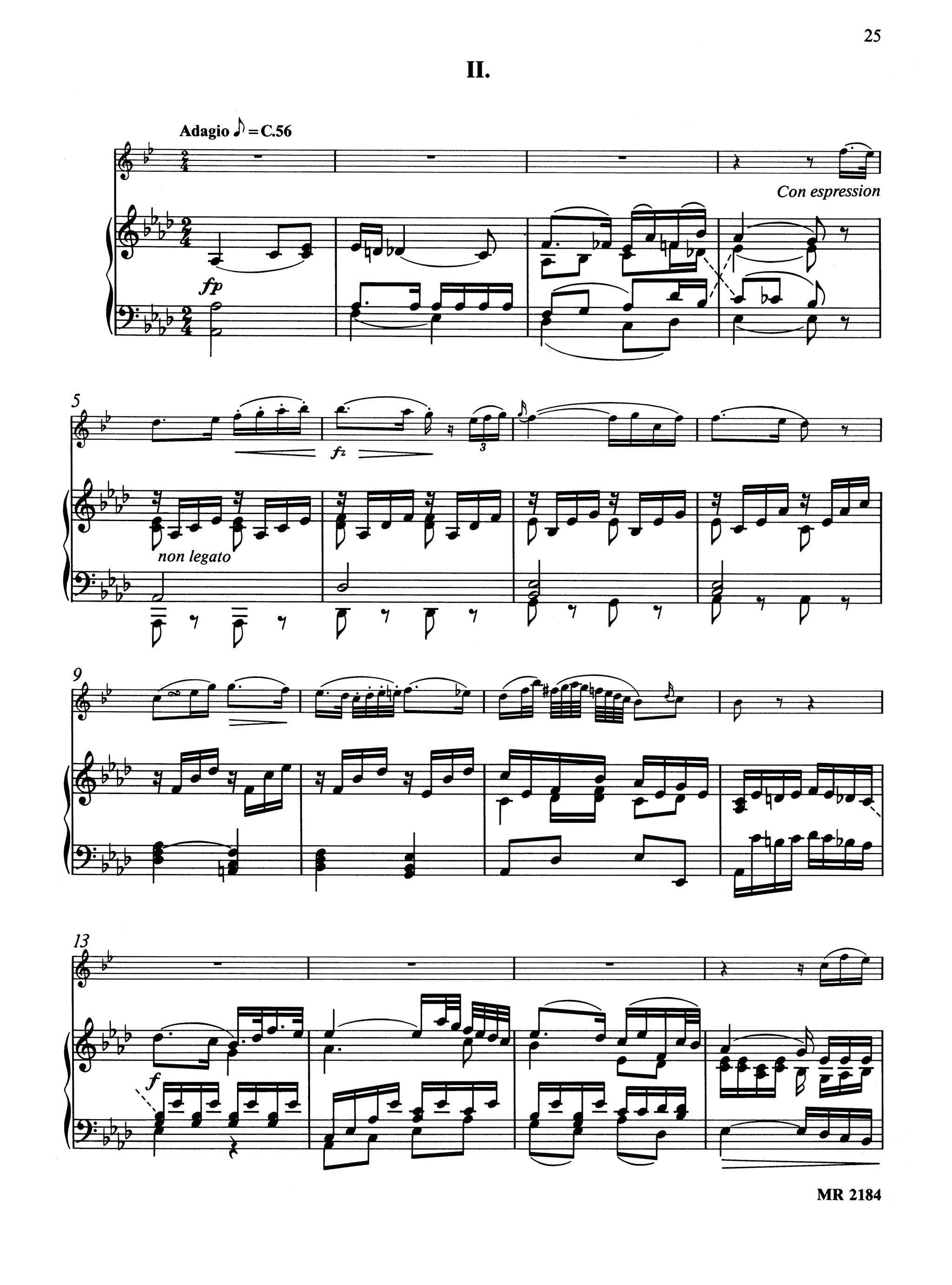 Crusell Clarinet Concerto in E-flat Major, Op. 1 - Movement 2