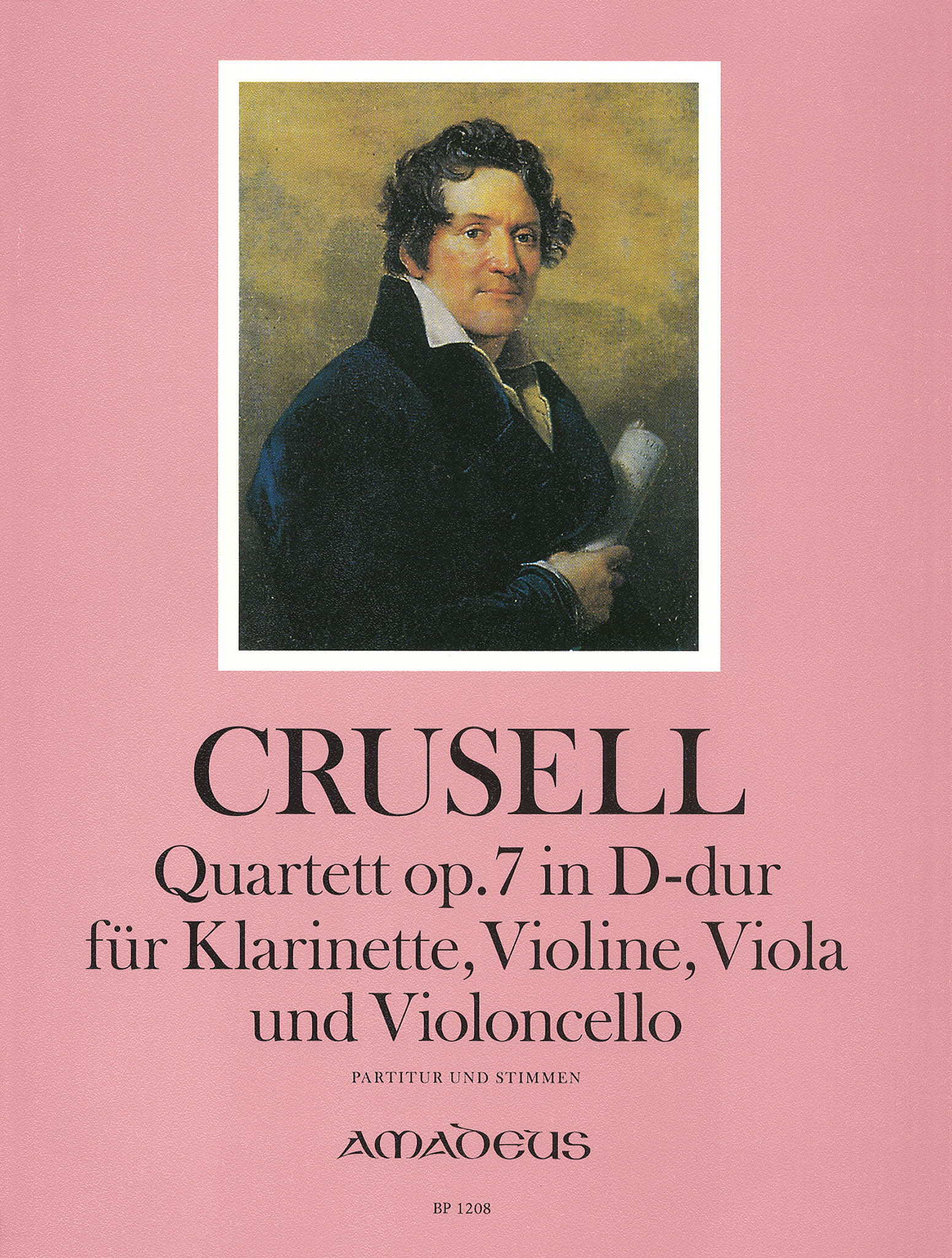 Crusell Clarinet Quartet No. 3 in D Major, Op. 7 cover