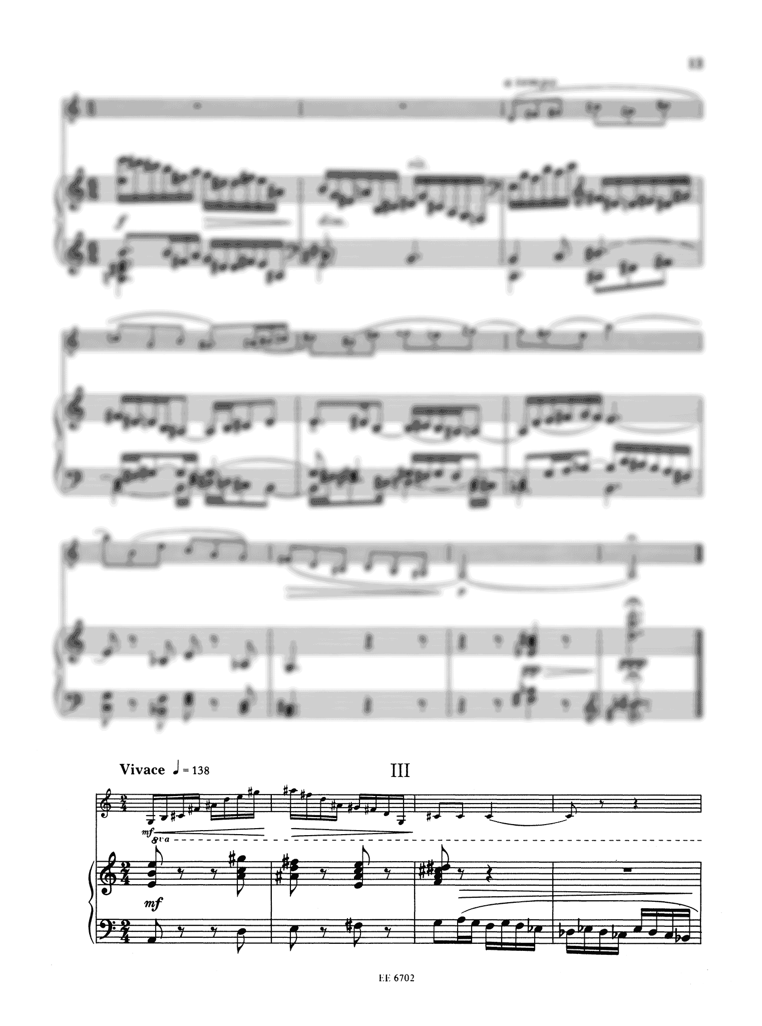 Jettel Trois Caprices clarinet and piano - Movement 3