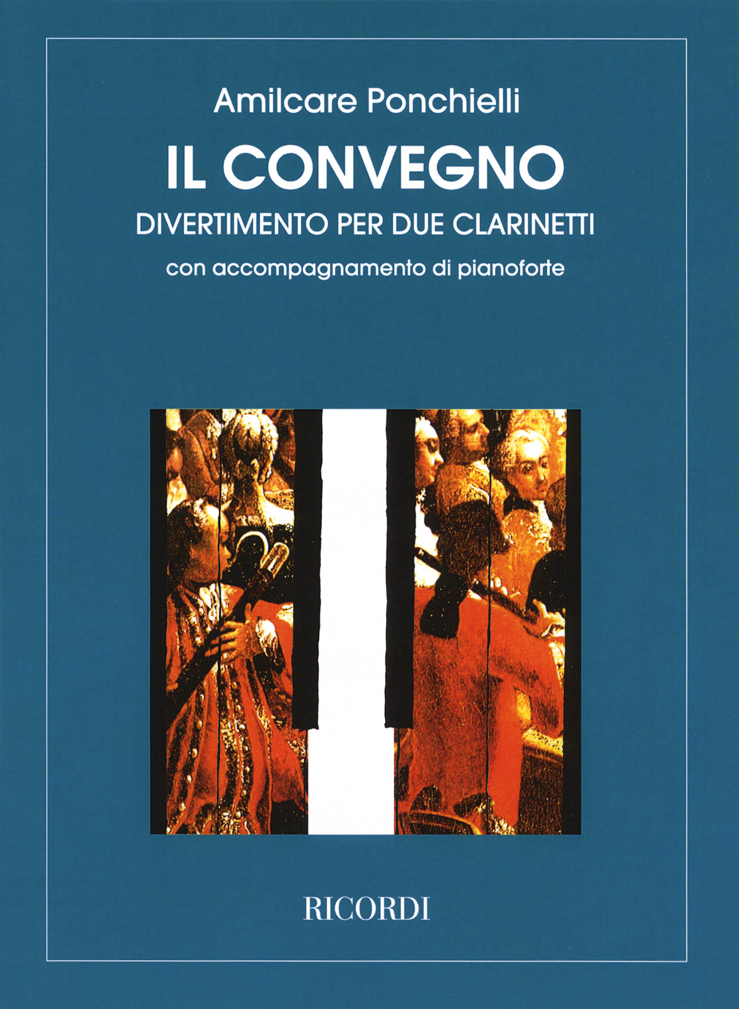 Ponchielli Il Convegno, Op. 76 two clarinets & piano Ricordi cover
