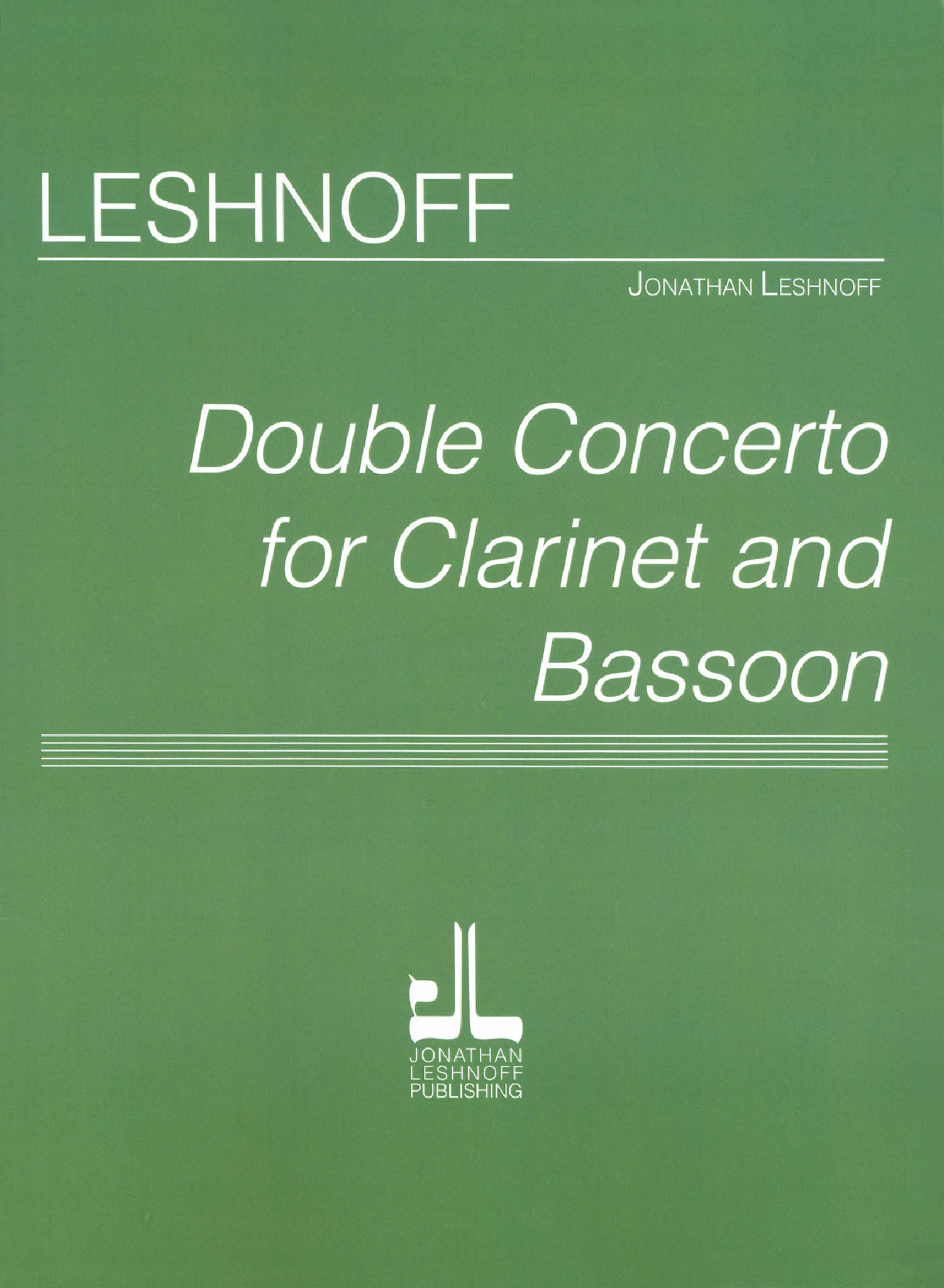Leshnoff Double Concerto for Clarinet & Bassoon Cover