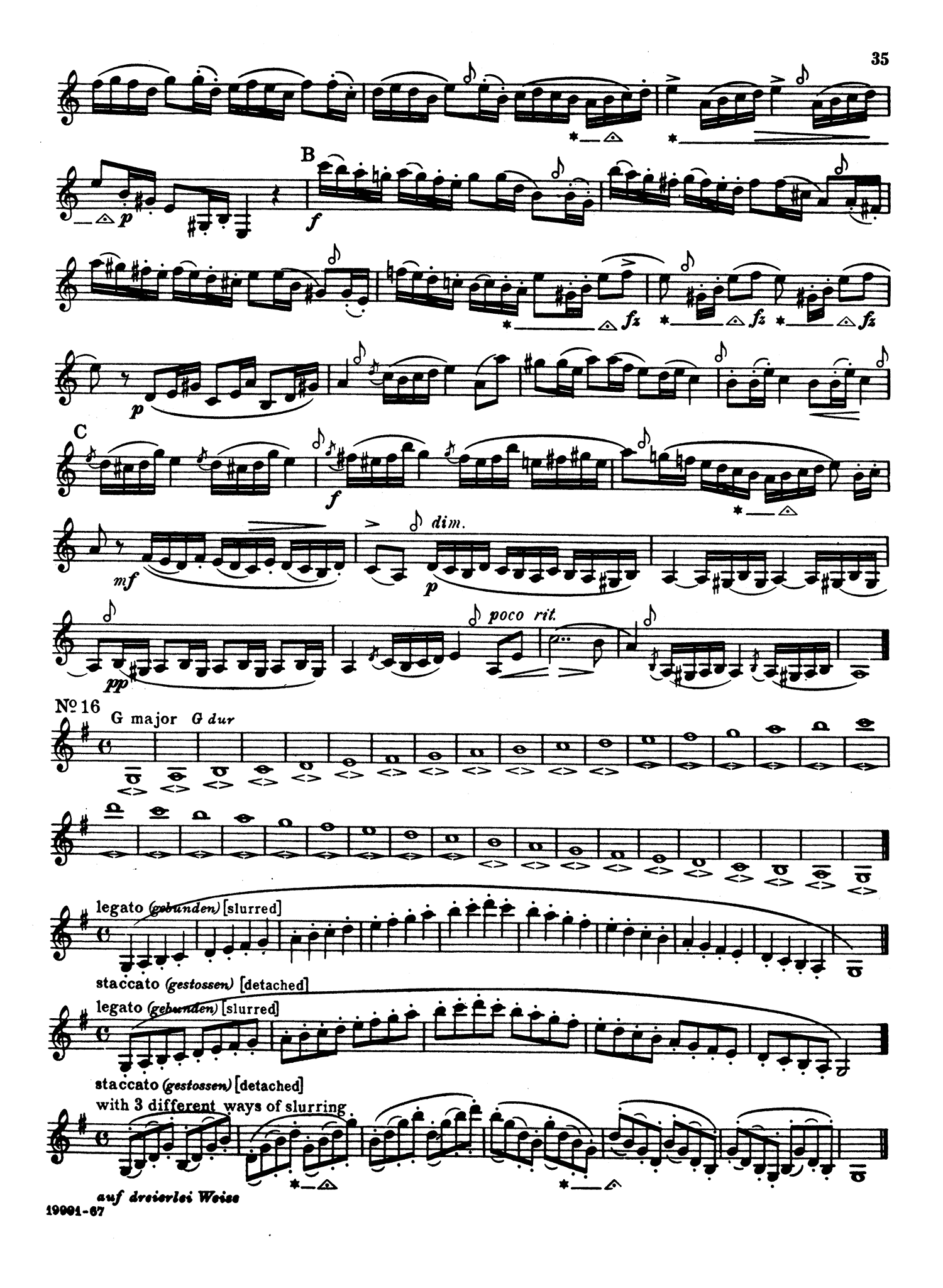 Clarinet Method, Op. 63, Divisions 1 & 2 Page 35