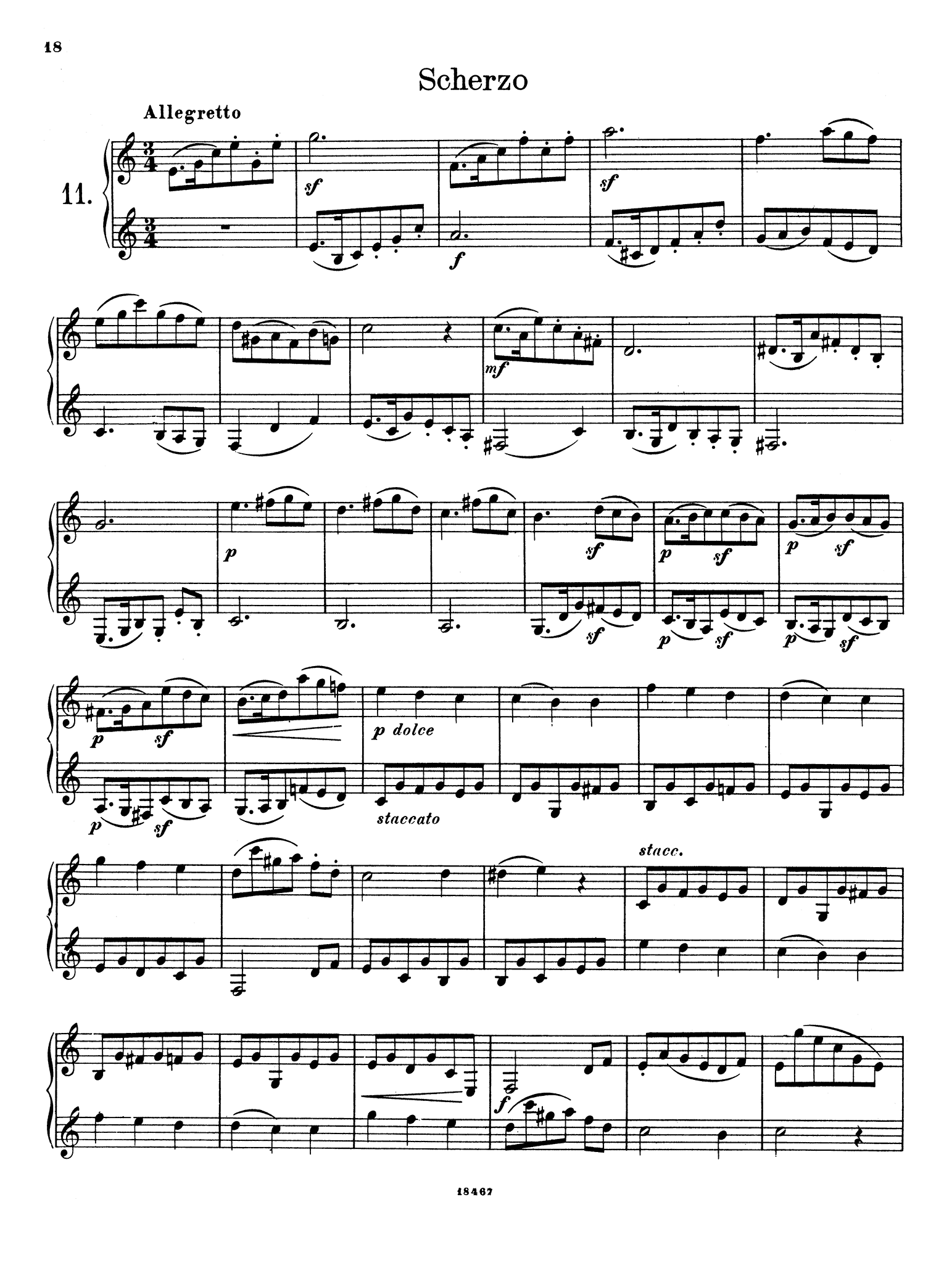 Wiedemann Clarinet Studies, Book 1 page 18