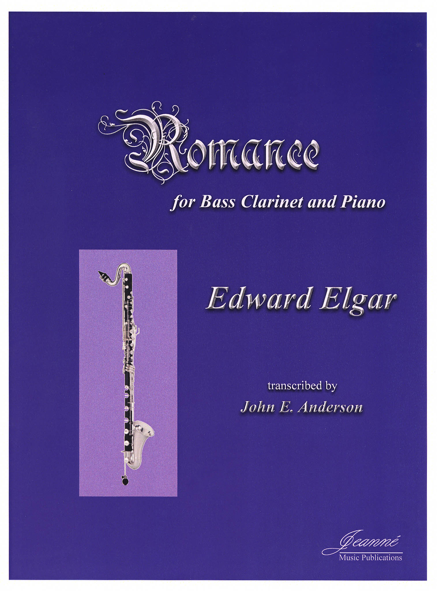 Elgar Romance, Op. 62 bass clarinet arrangement cover