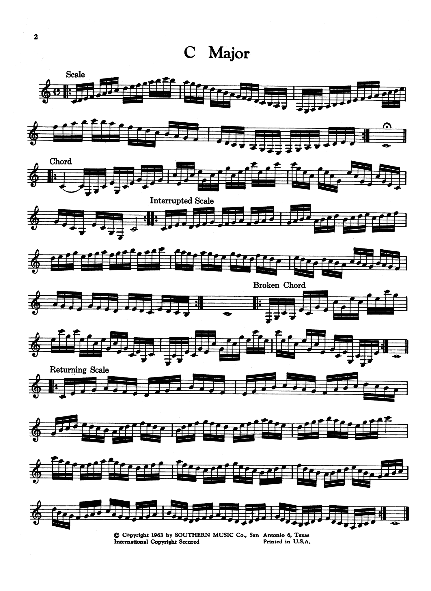 Baermann Method Op. 63 Division 3 Low Clarinets Page 2