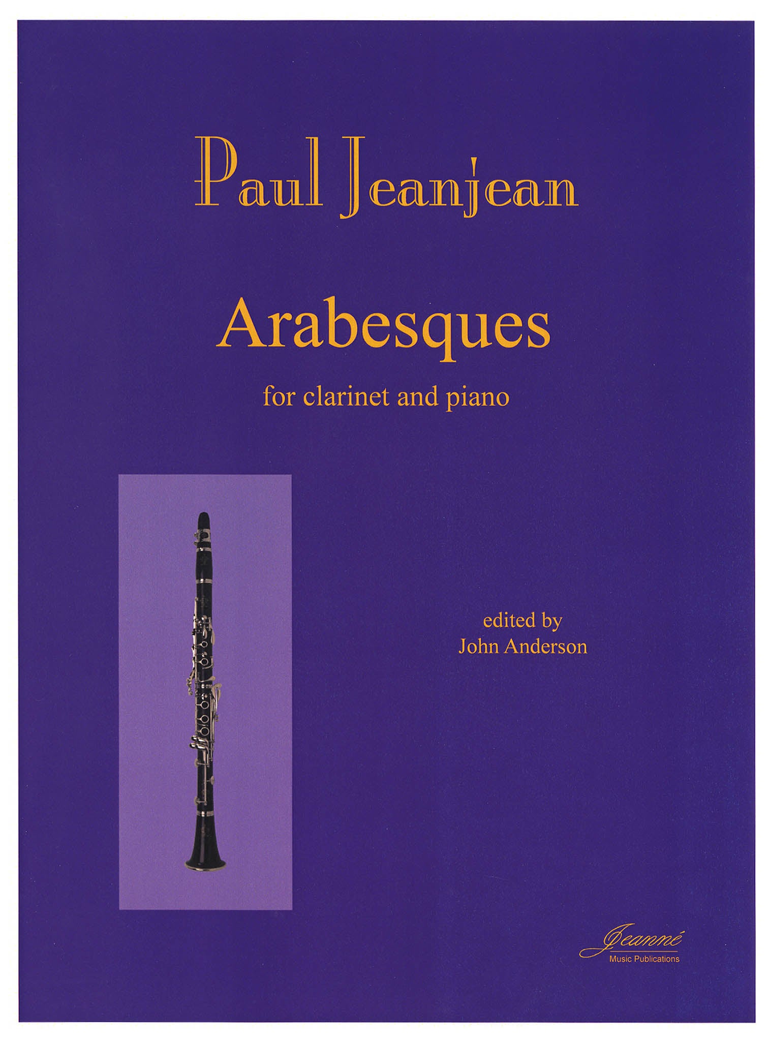 Jeanjean Arabesques clarinet piano cover
