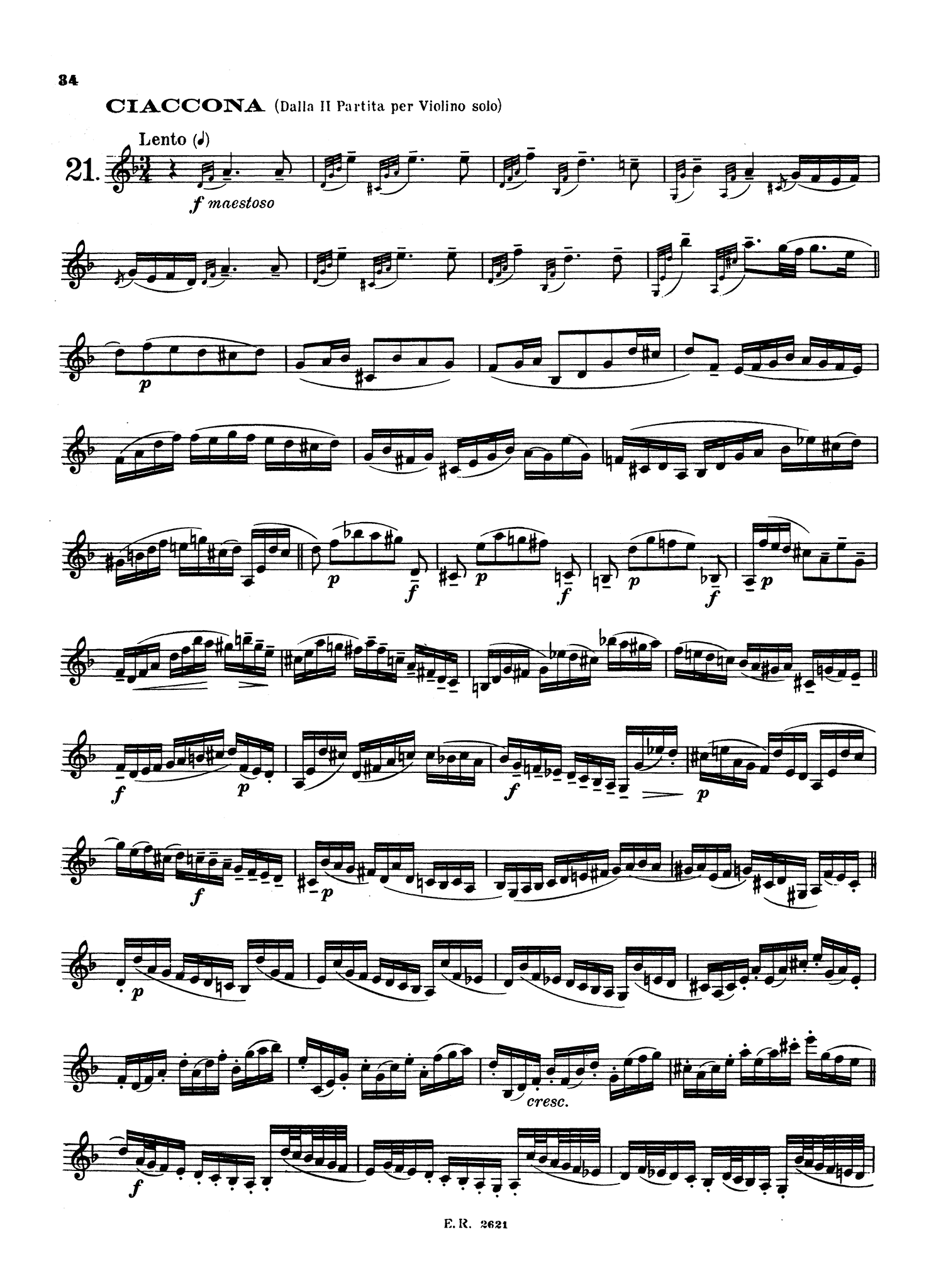 Bach, Johann Sebastian_21 Pieces