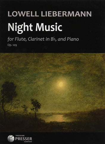Liebermann: Night Music, Op. 109, for Flute, Clarinet, & Piano
