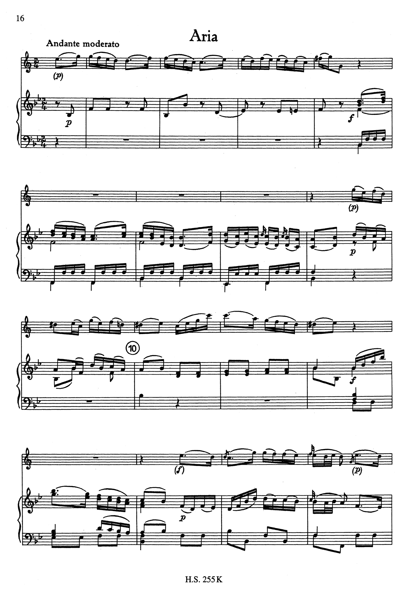 Carl Stamitz Clarinet Concerto No. 11 (Kaiser) in E-flat Major - Movement 2