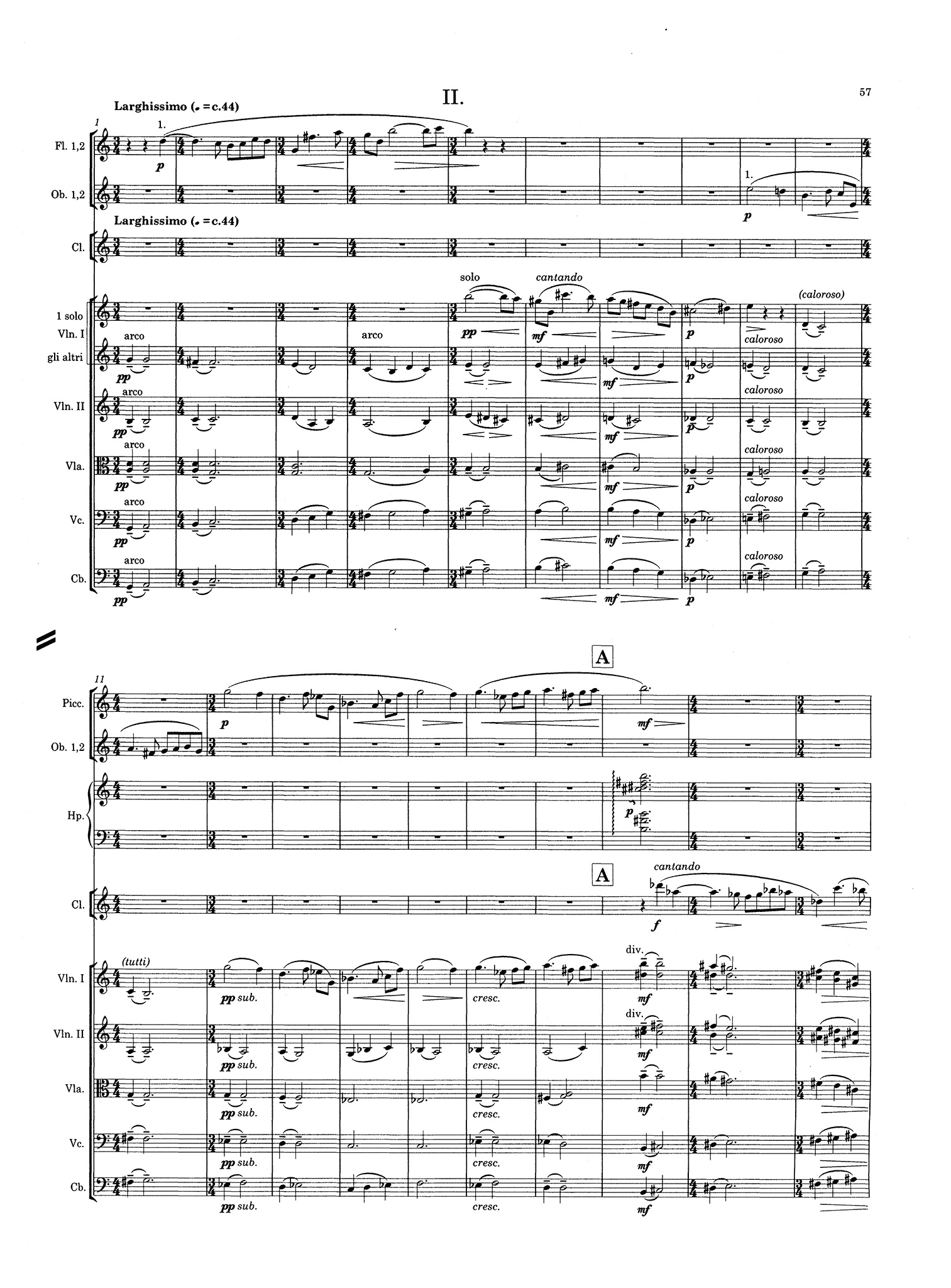 Clarinet Concerto, Op. 110 - Movement 2