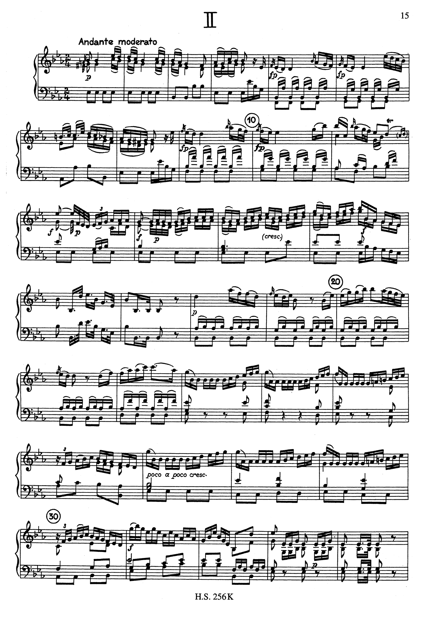 Carl Stamitz Concerto for Clarinet & Bassoon in B-flat Major - Movement 2