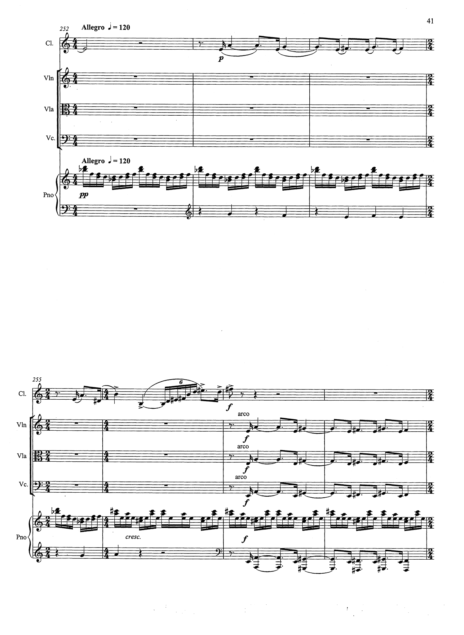 Quintet, Op. 26 - Movement 3