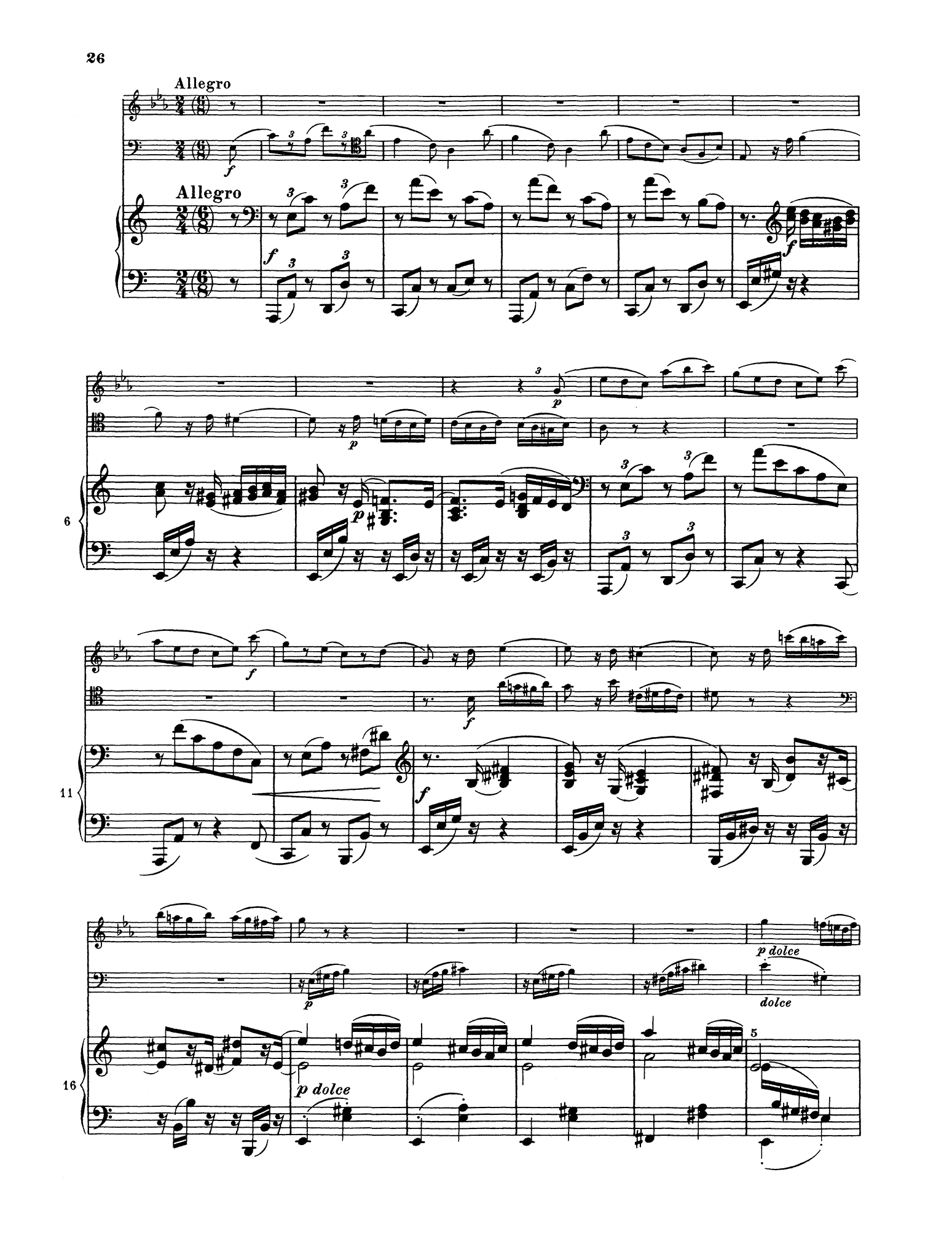 Clarinet Trio in A Minor, Op. 114 - Movement 4