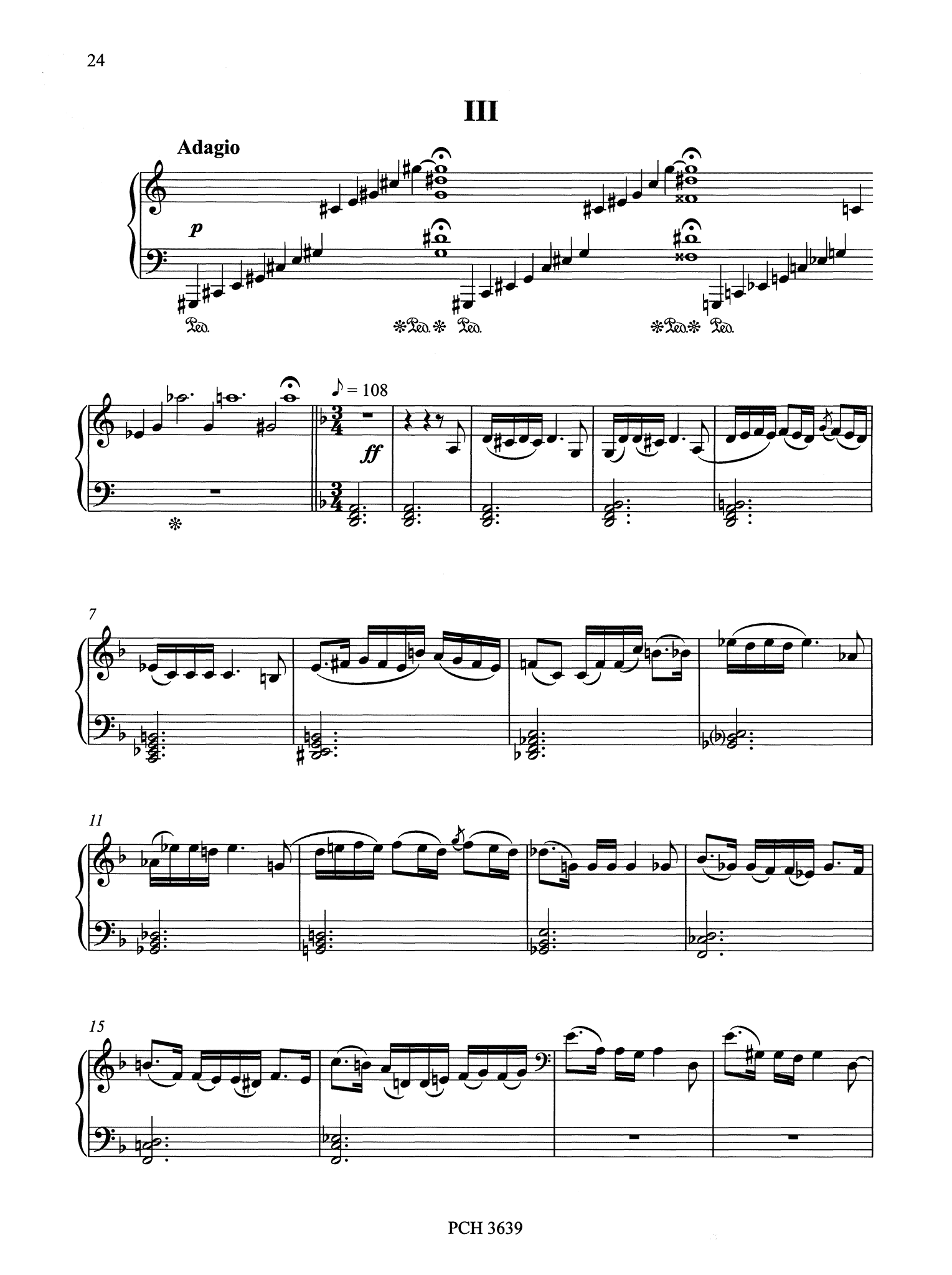 Mieczysław Weinberg Sonata Clarinet & Piano, Op. 28 - Movement 3