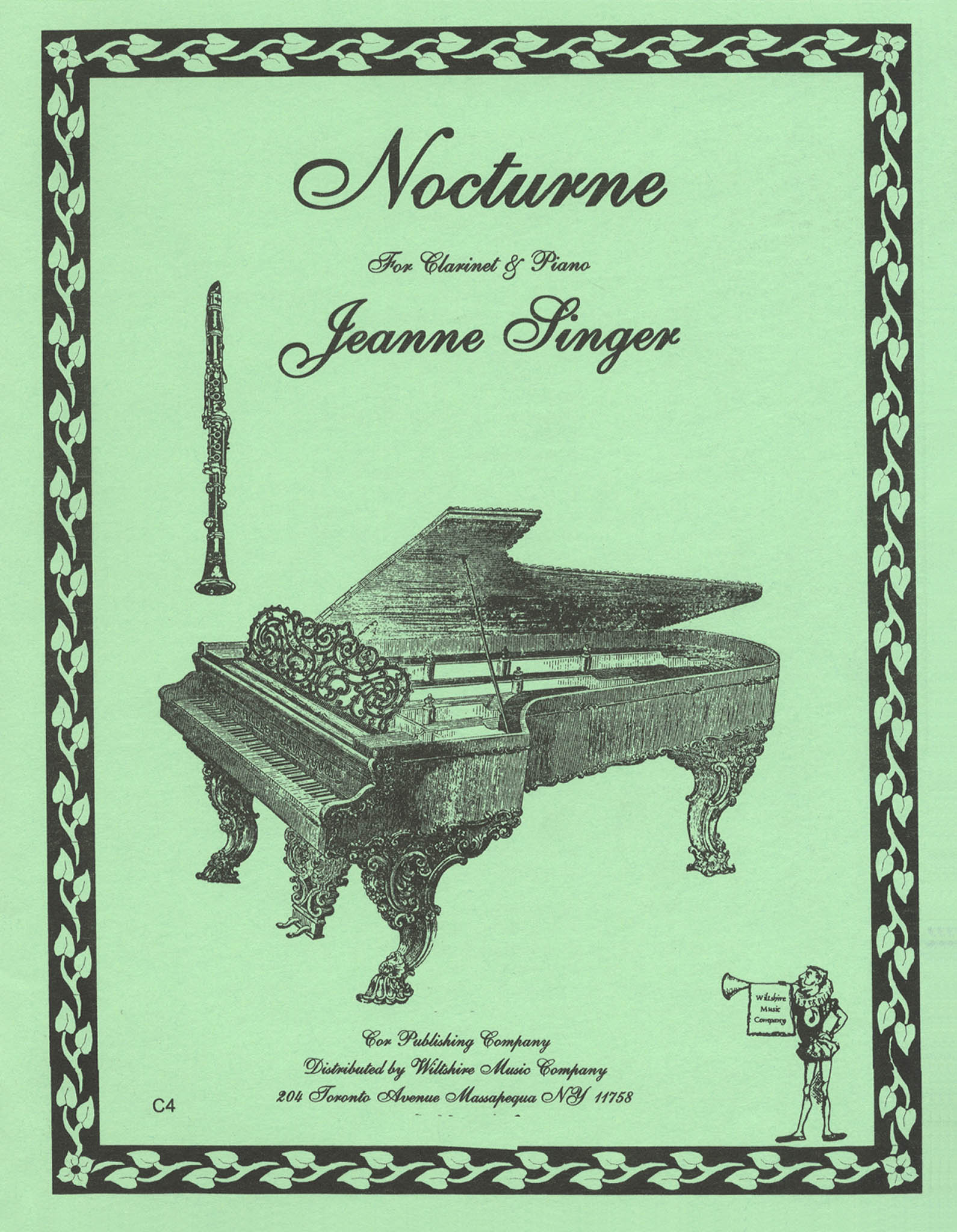Jeanne Singer Nocturne clarinet and piano cover