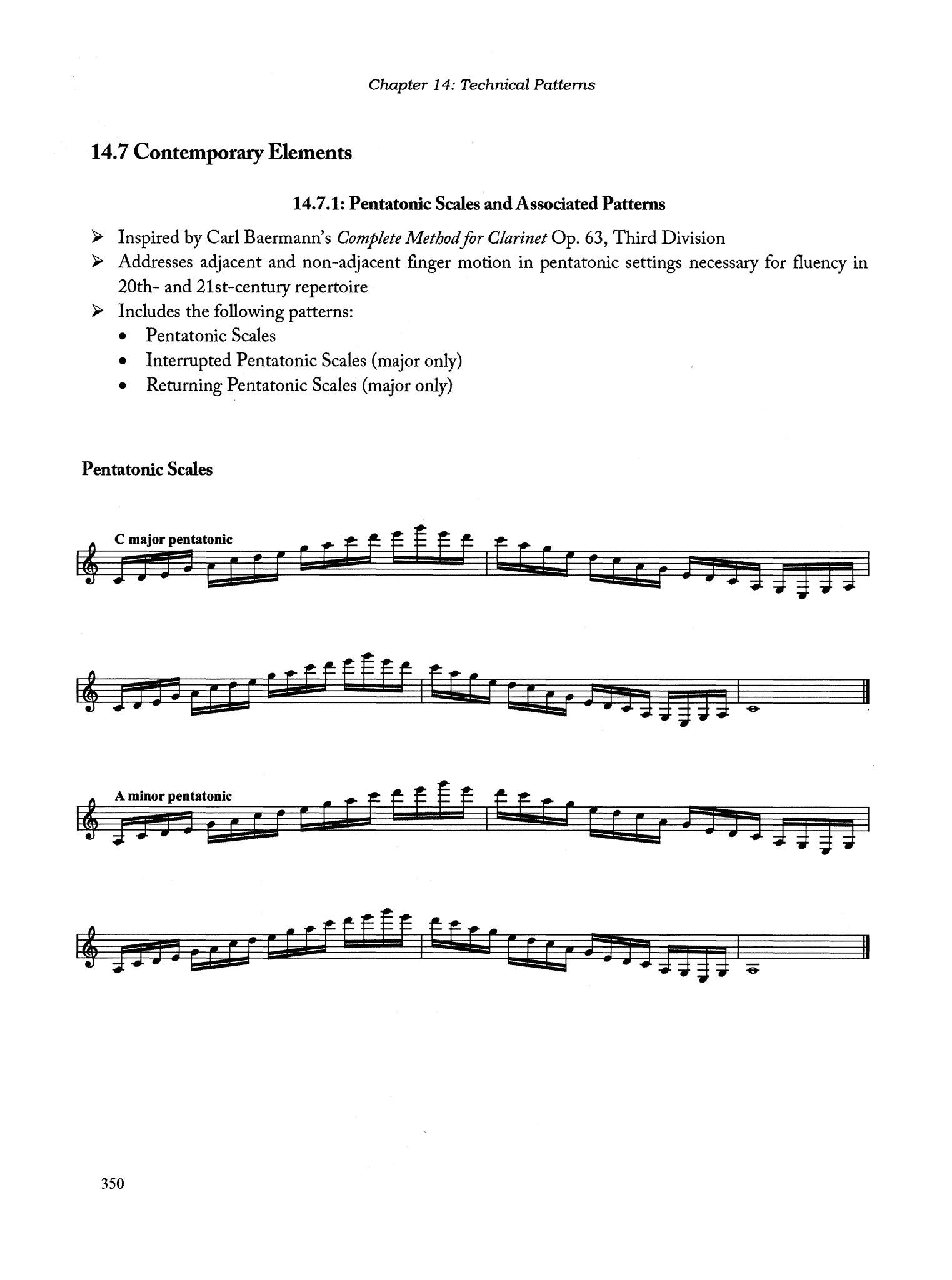 Cook Clarinet Conditioning: Warm-Ups and Perspectives Page 350