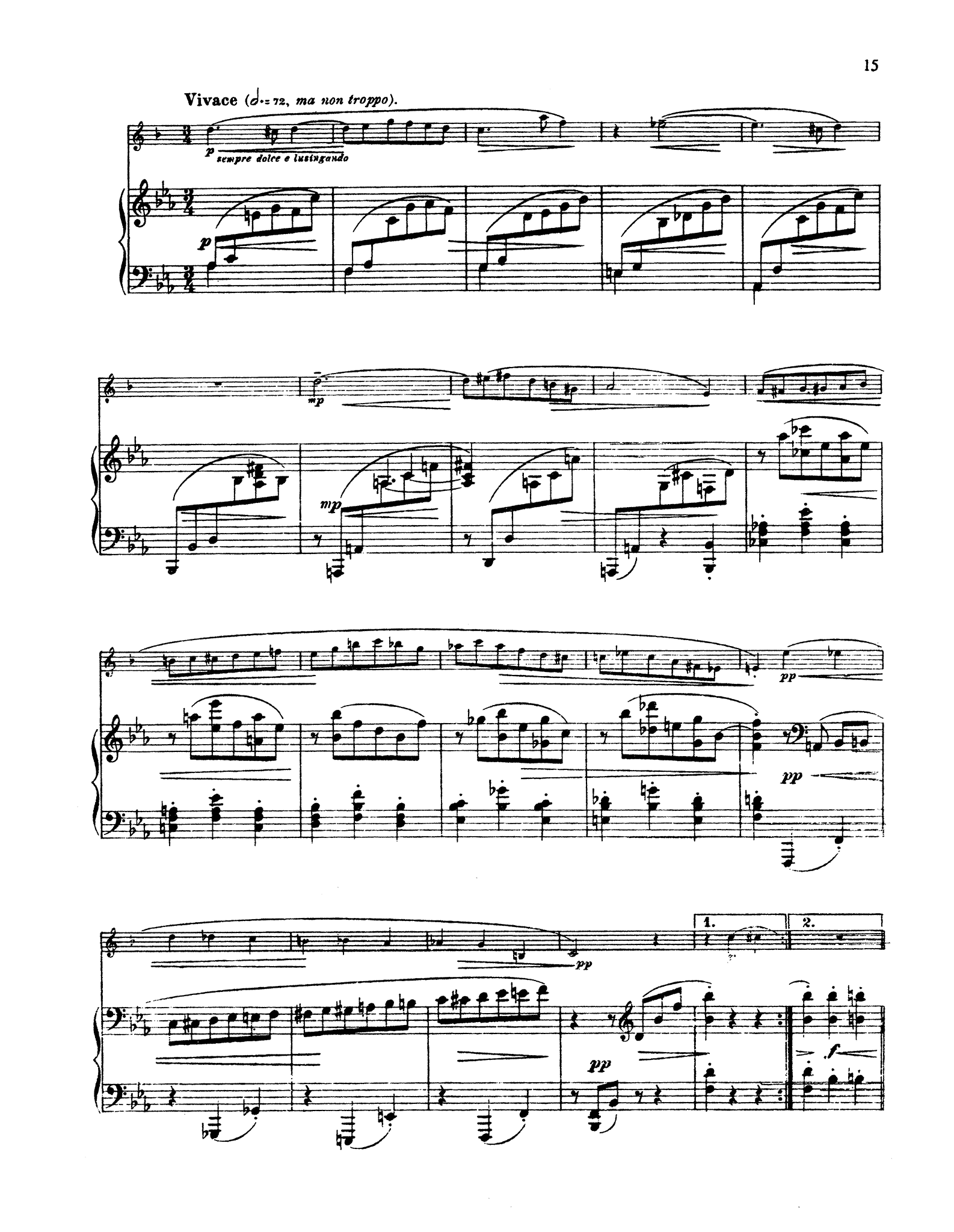Reger Sonata in A-flat Major, Op. 49 No. 1 - Movement 2