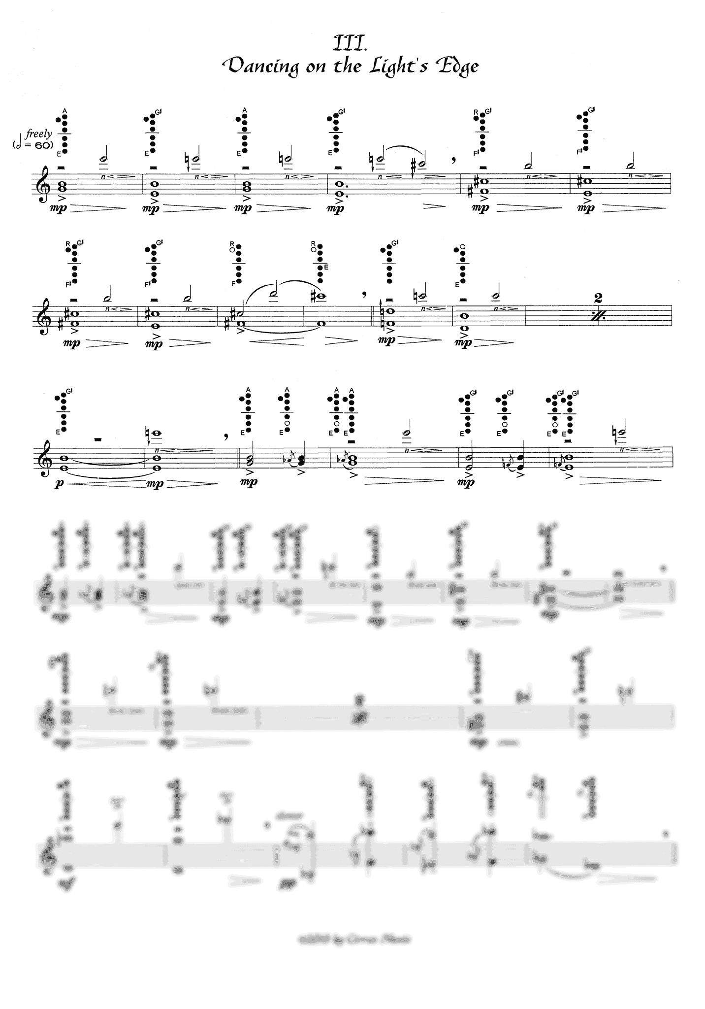 Eric Mandat Chiral Symmetries unaccompanied clarinet - Movement 3
