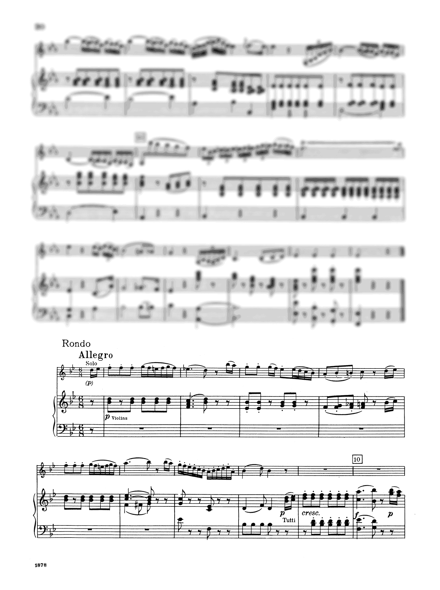 Clarinet Concerto in A Major, K. 622 (B-flat version) - Movement 3