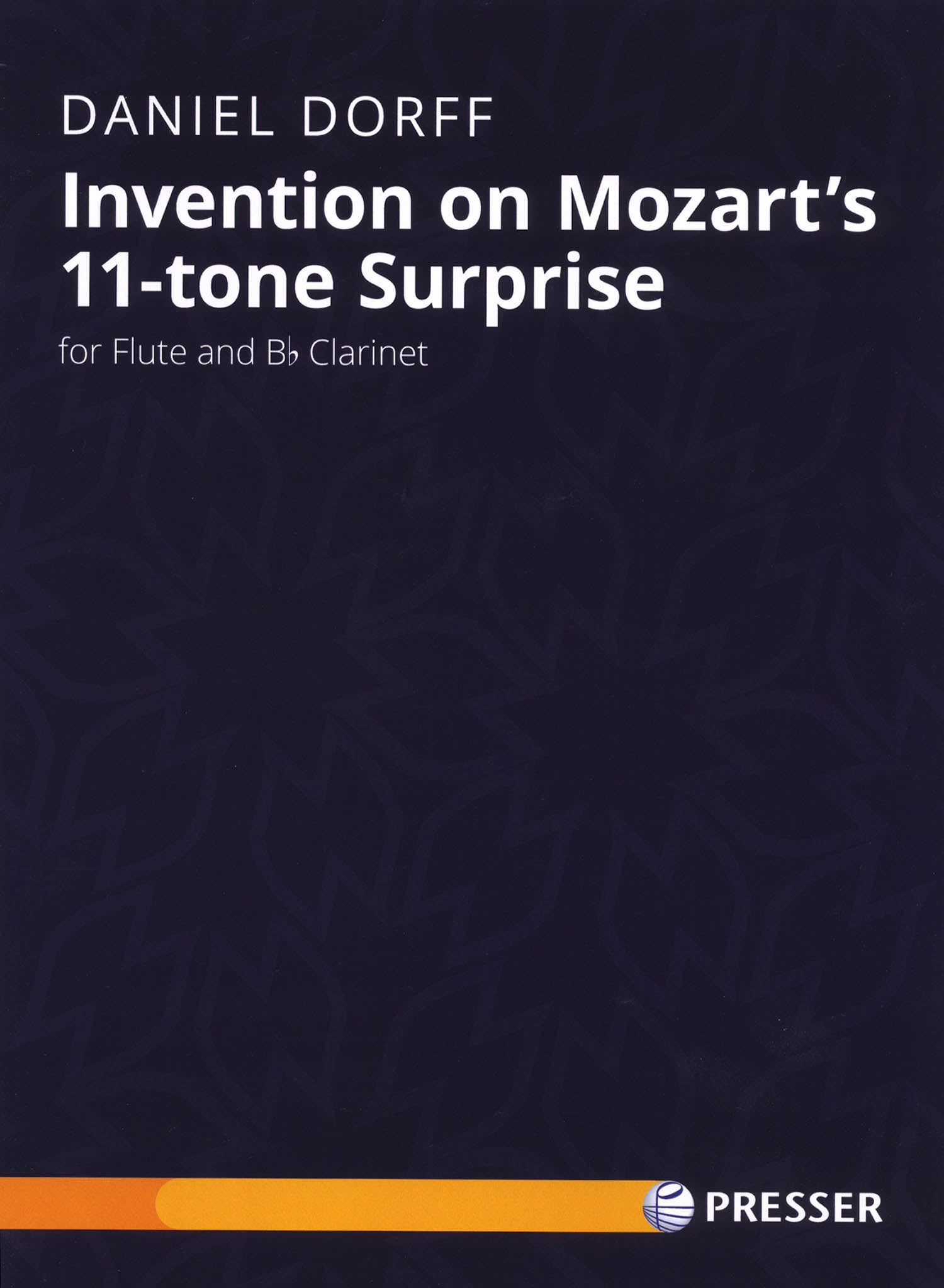 Daniel Dorff Invention on Mozart’s 11-tone Surprise flute and clarinet duet cover